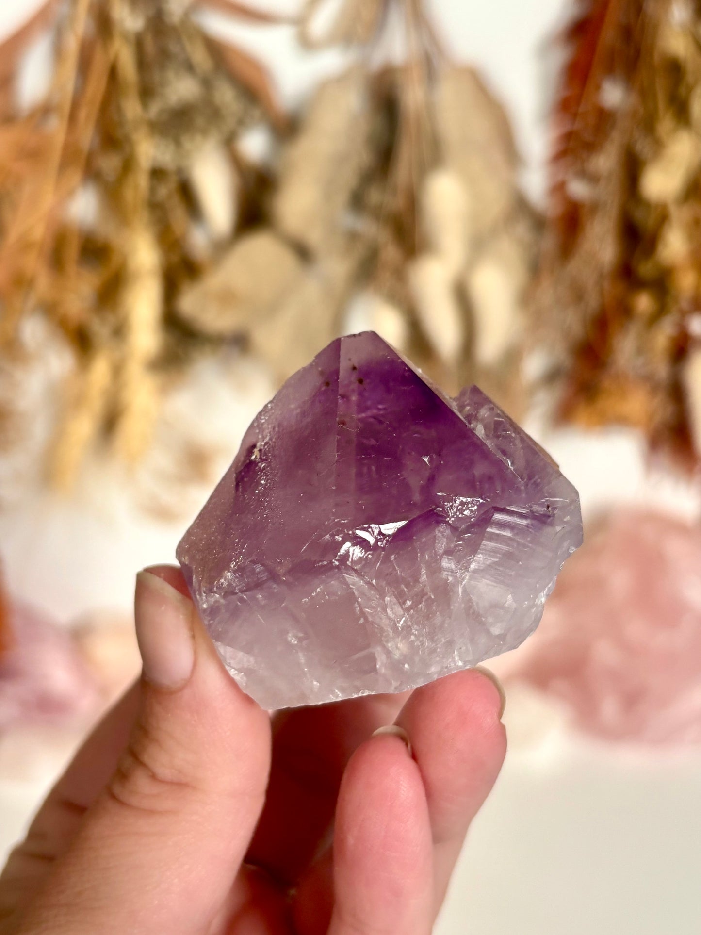 Amethyst Natural Point Cutbase (Brazil)