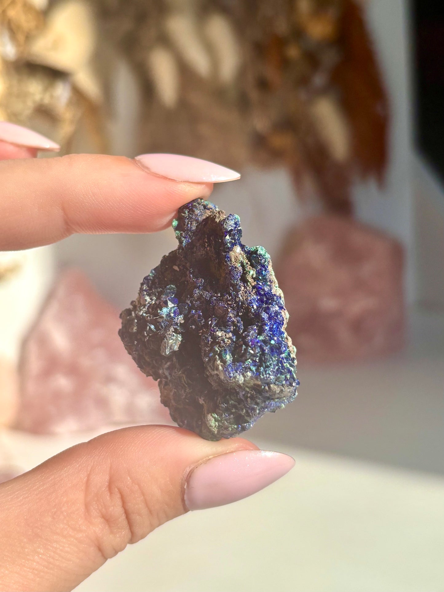 Azurite & Malachite Specimen Cluster