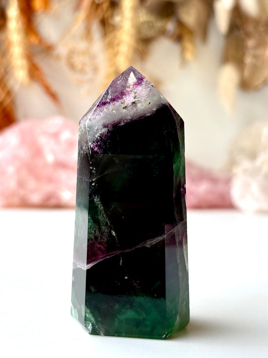 Rainbow Fluorite Tower