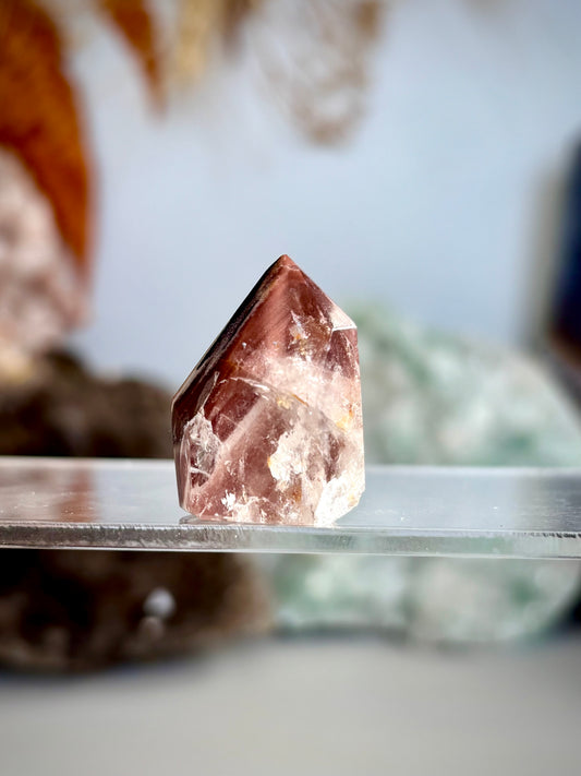 Pink Lithium Quartz Mini Point