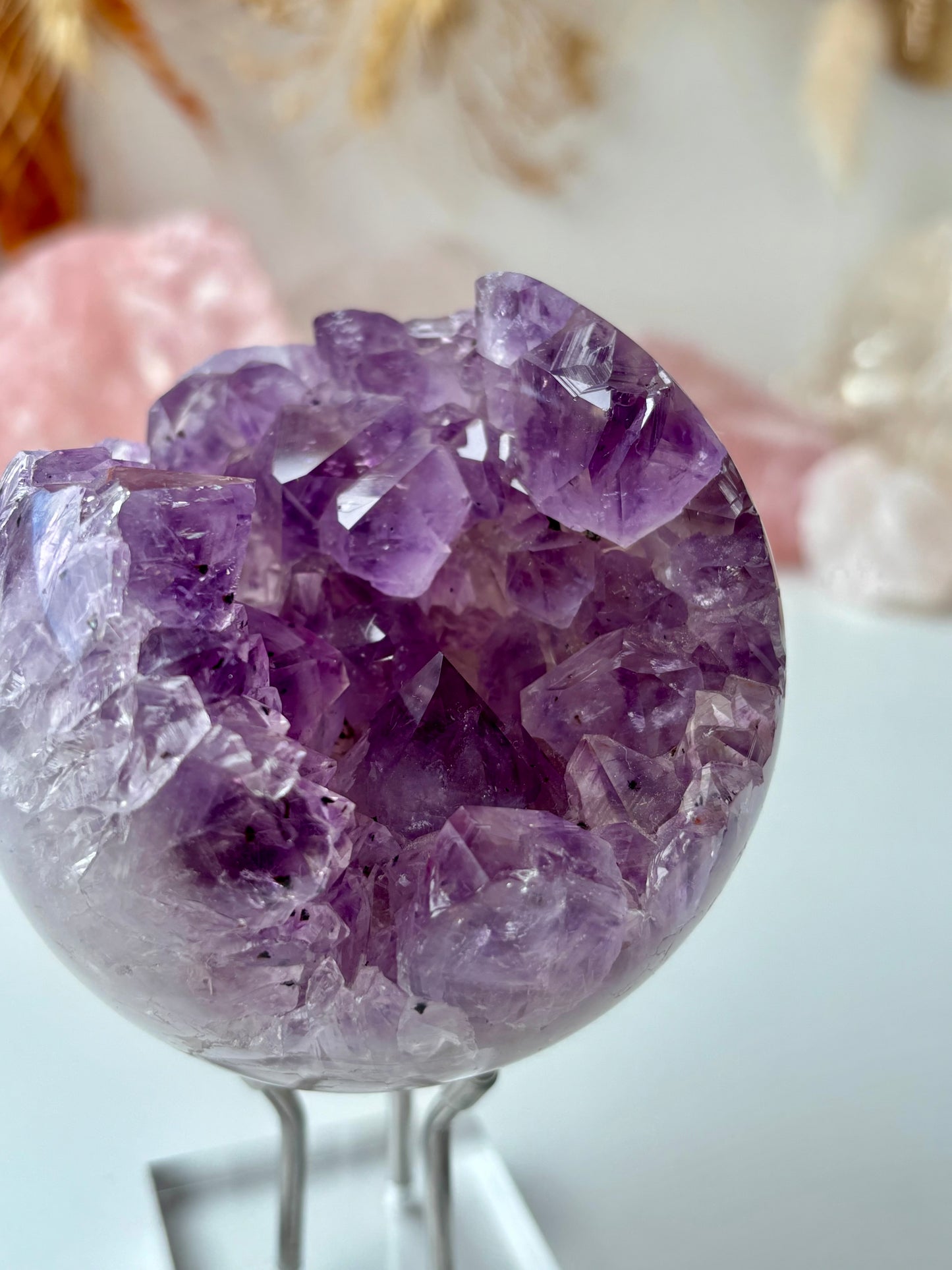 Amethyst Geode Sphere