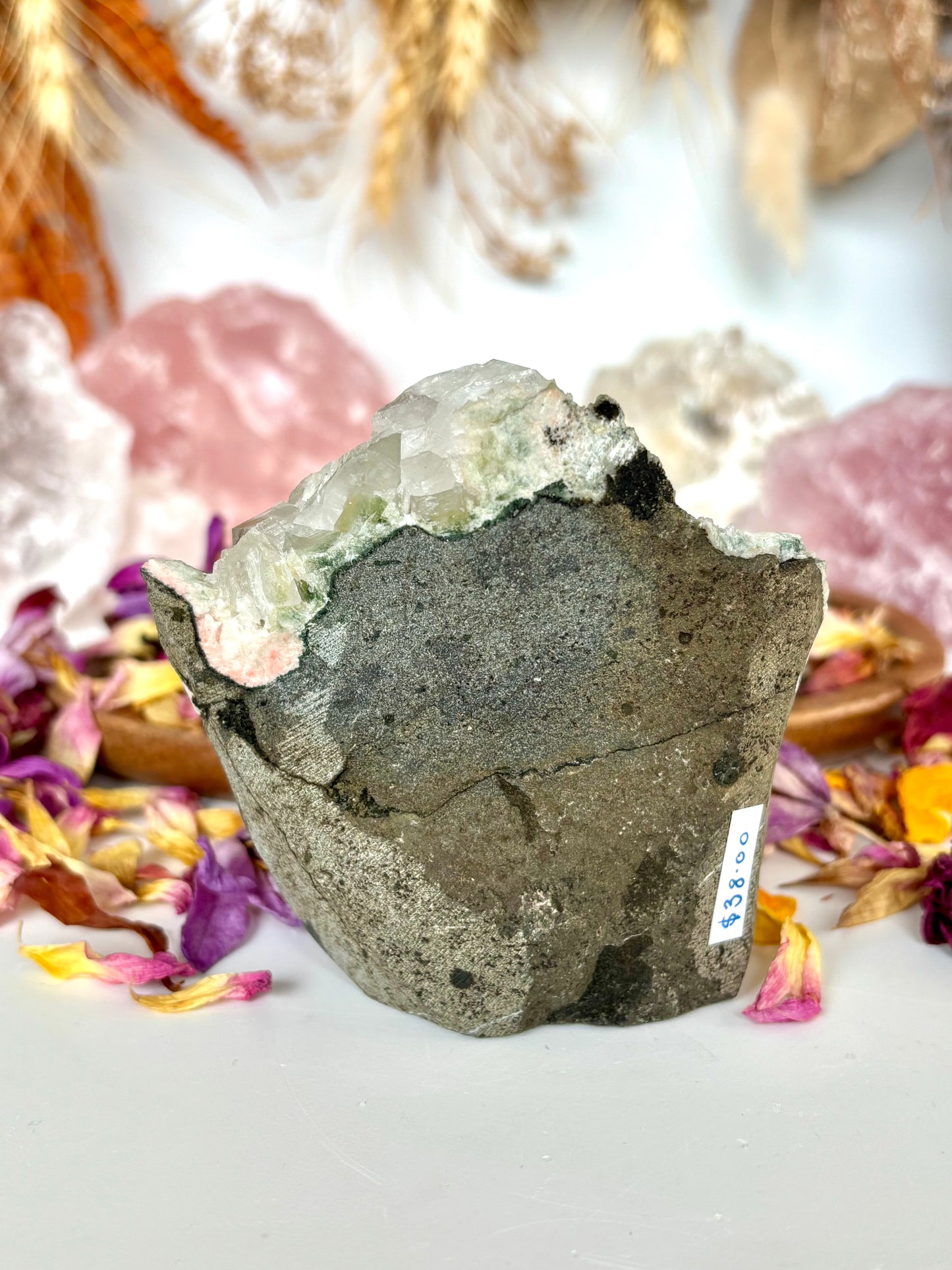 Apophyllite Cut Base