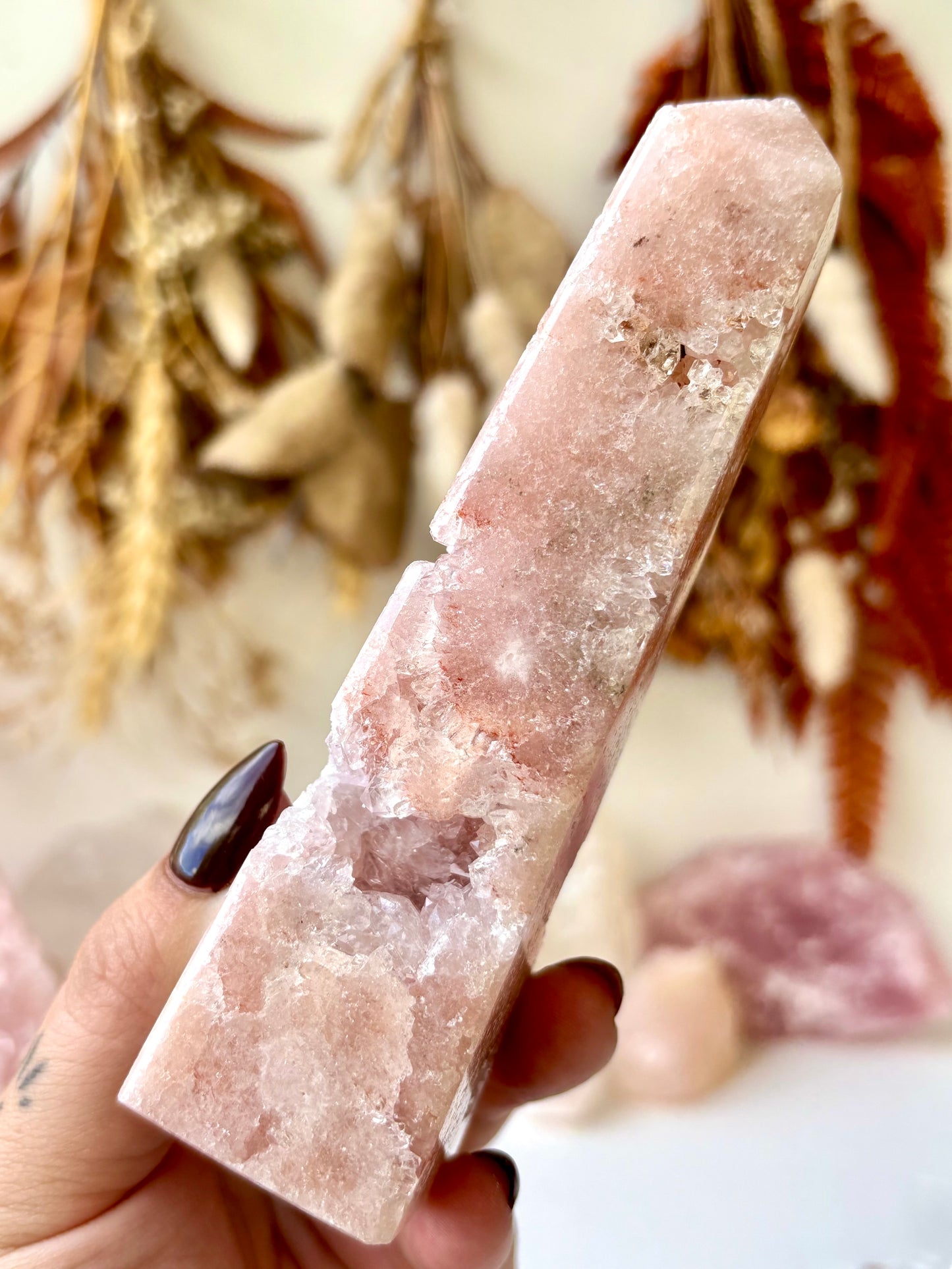Pink Amethyst Obelisk