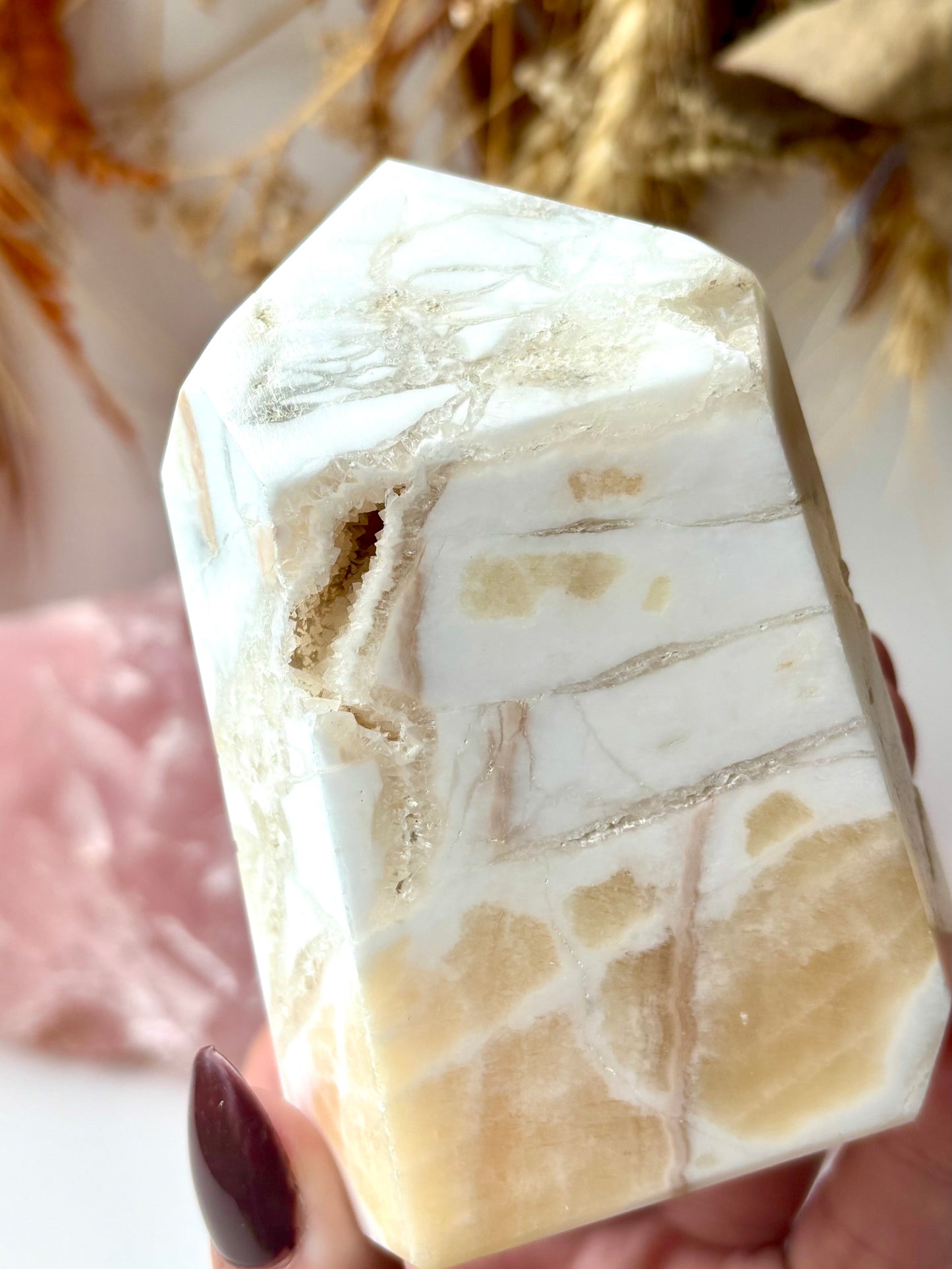 Druze Orange Calcite