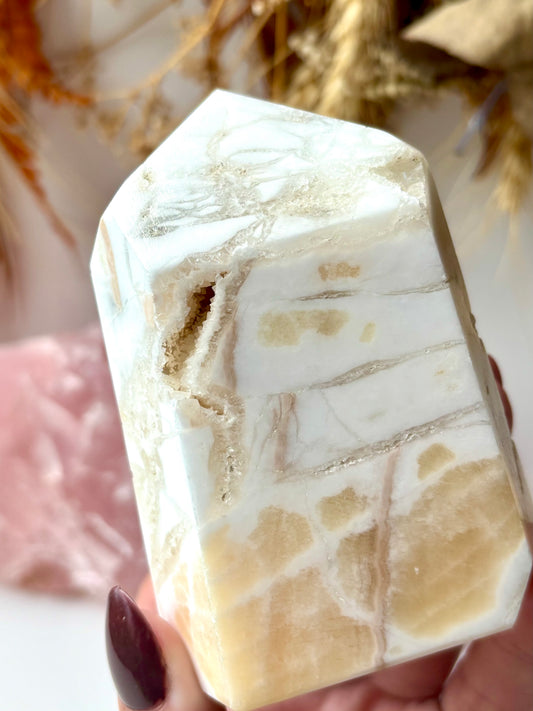 Druze Orange Calcite