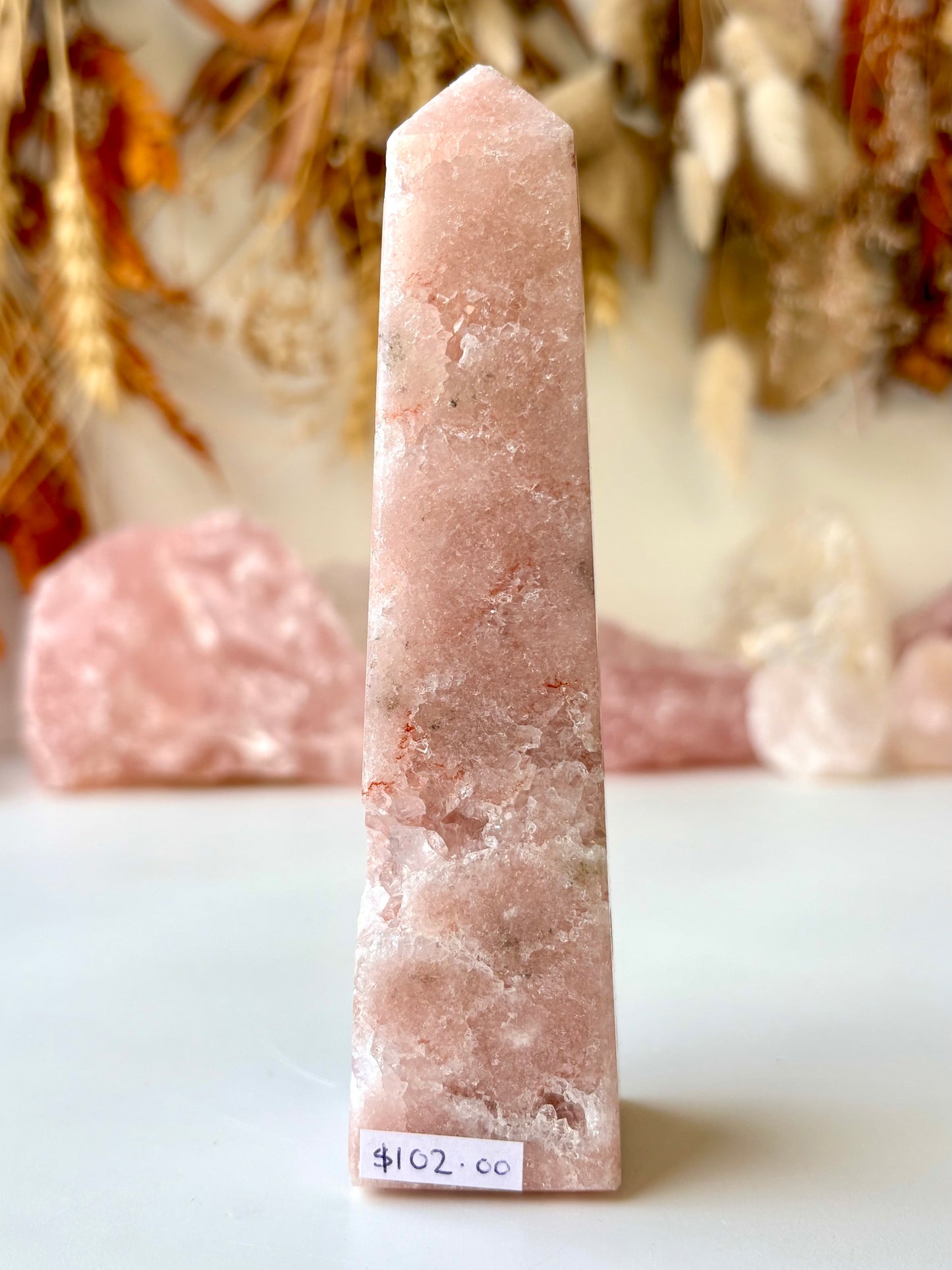 Pink Amethyst Obelisk
