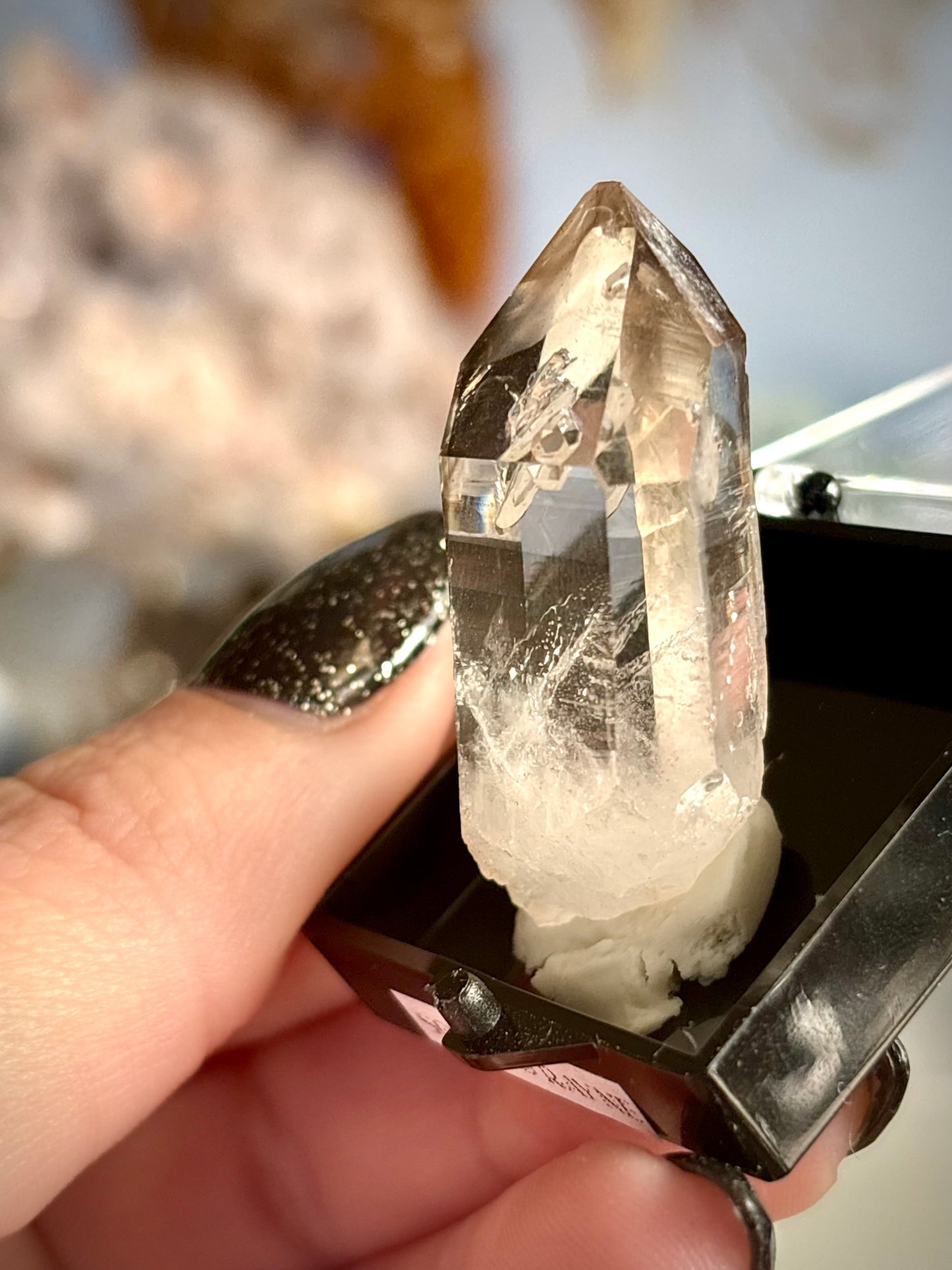 Streep Mine Amethyst with Enhydro & Phantom