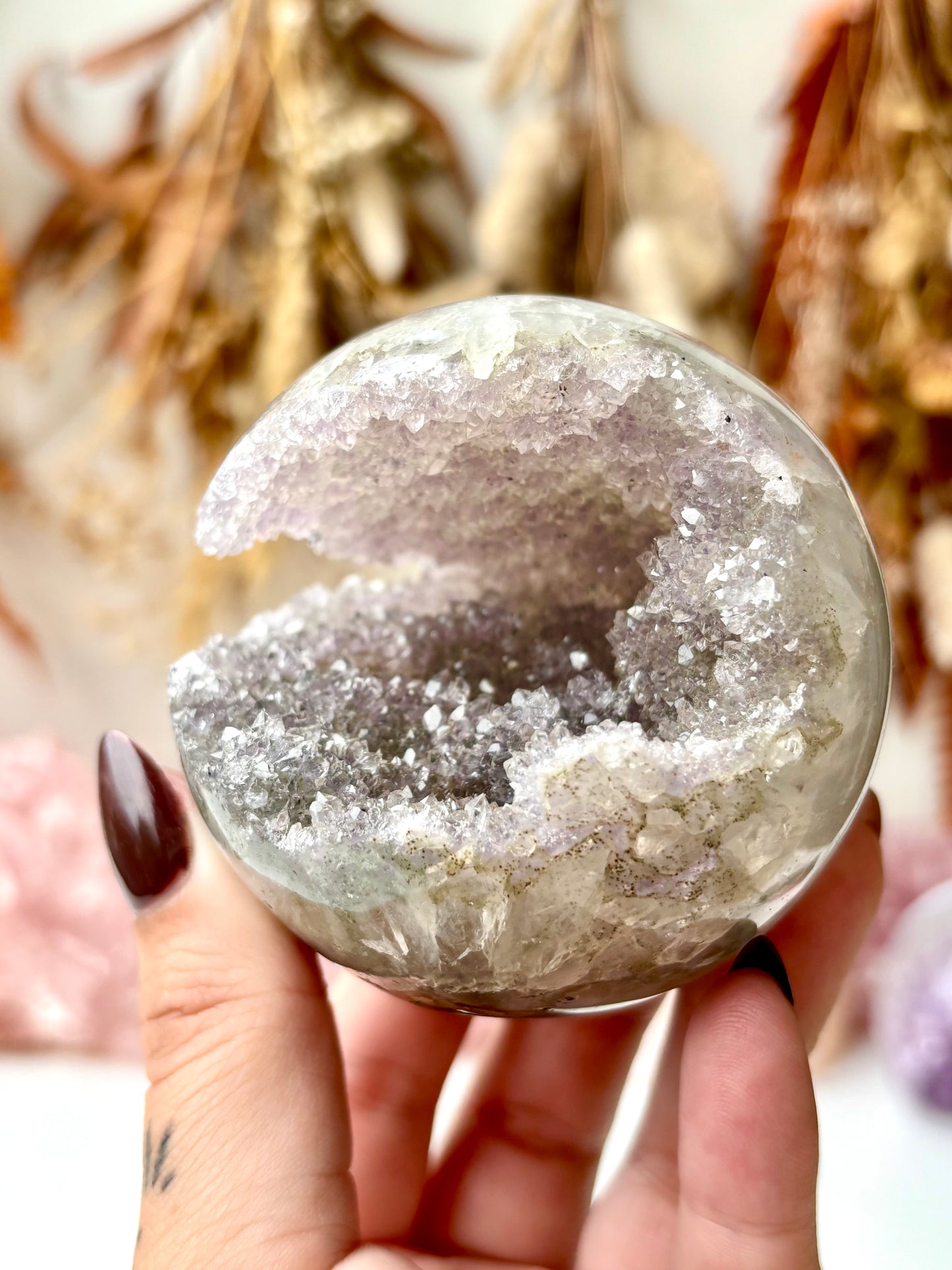 Amethyst Geode Sphere