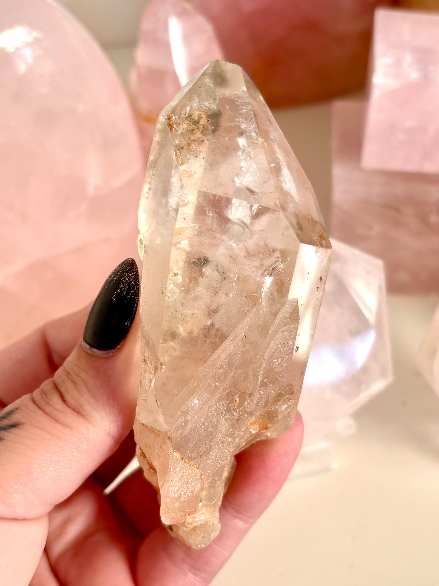 Quartz Natural Point with Penatrator