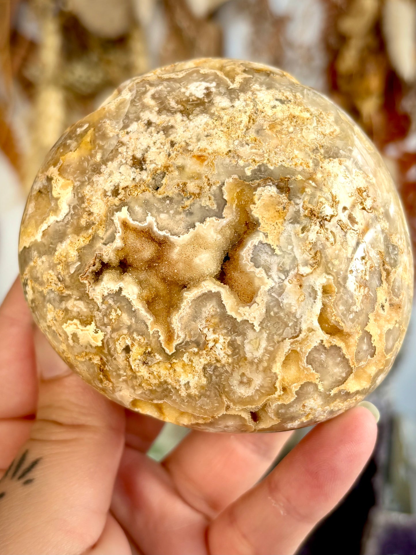 Golden Crazy Lace Agate - Indonesia