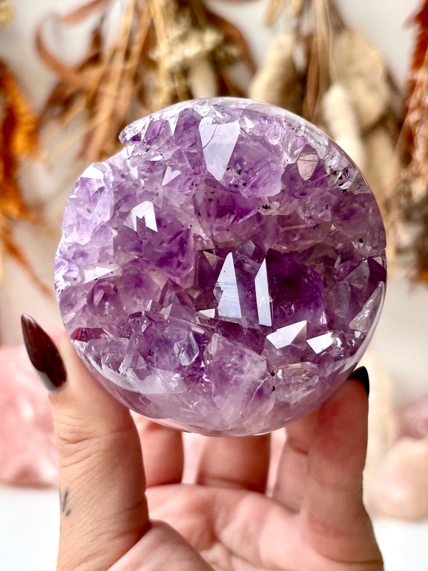 Amethyst Geode Sphere