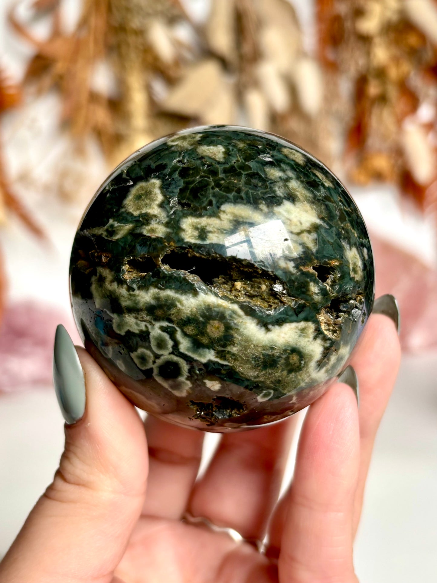 Ocean Jasper Sphere