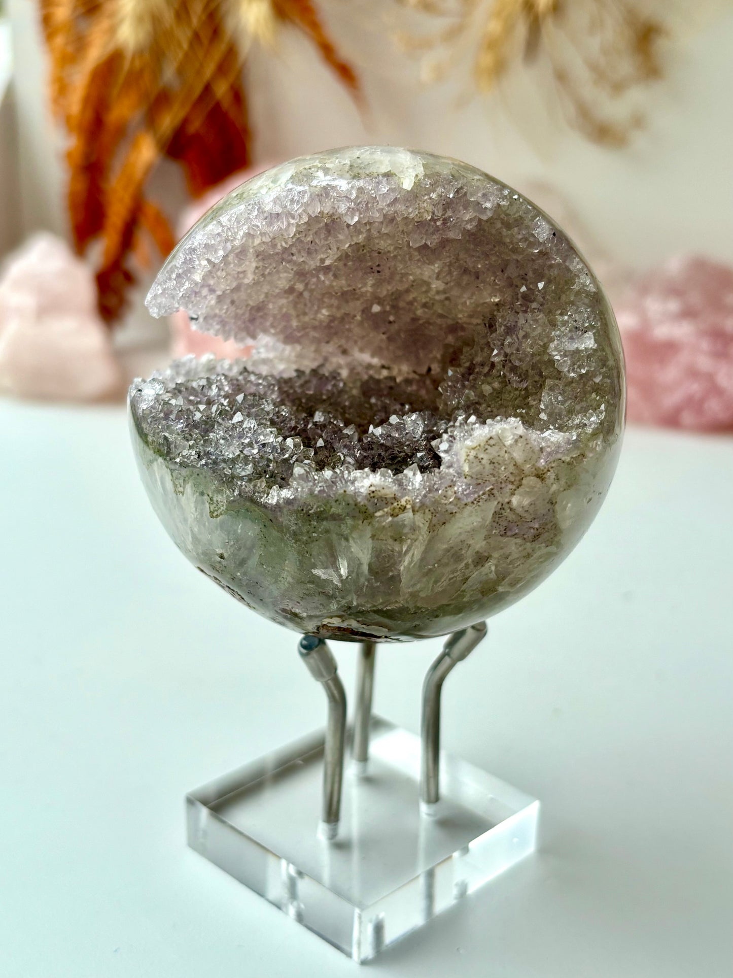 Amethyst Geode Sphere