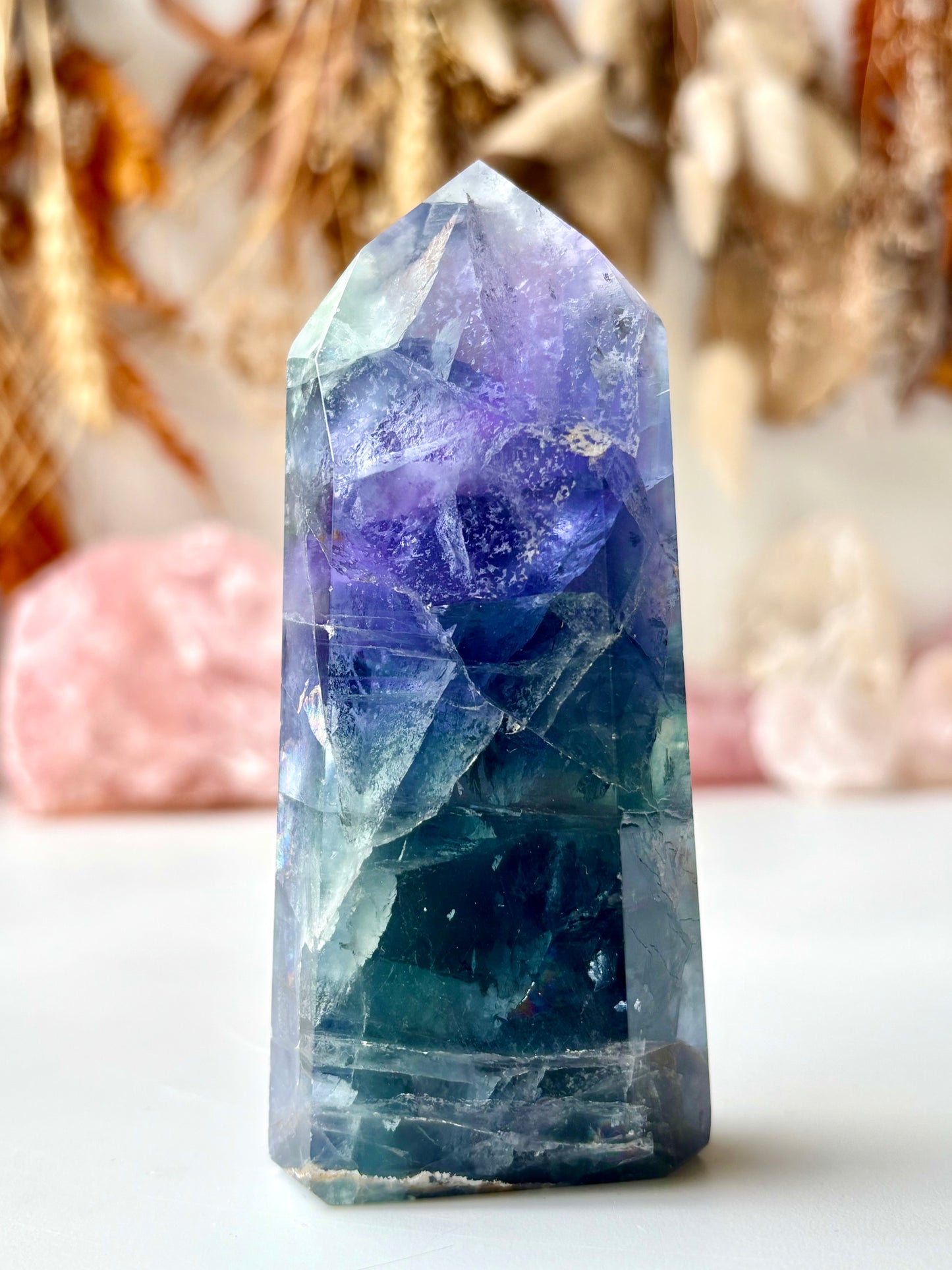 Rainbow Fluorite Tower