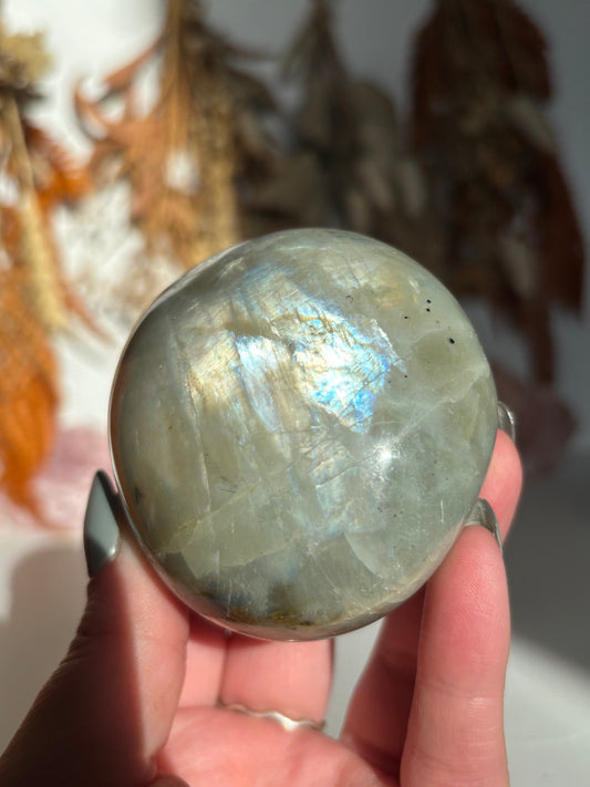 Green Moonstone Large Palm