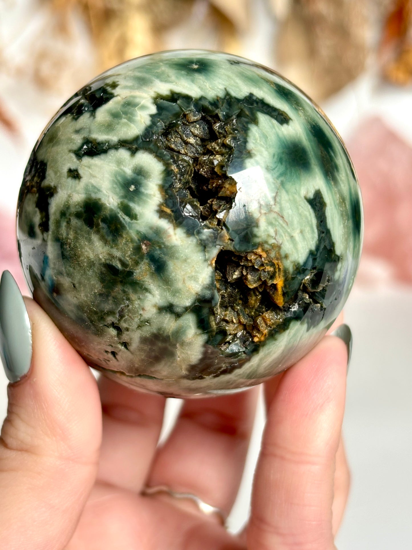 Ocean Jasper Sphere