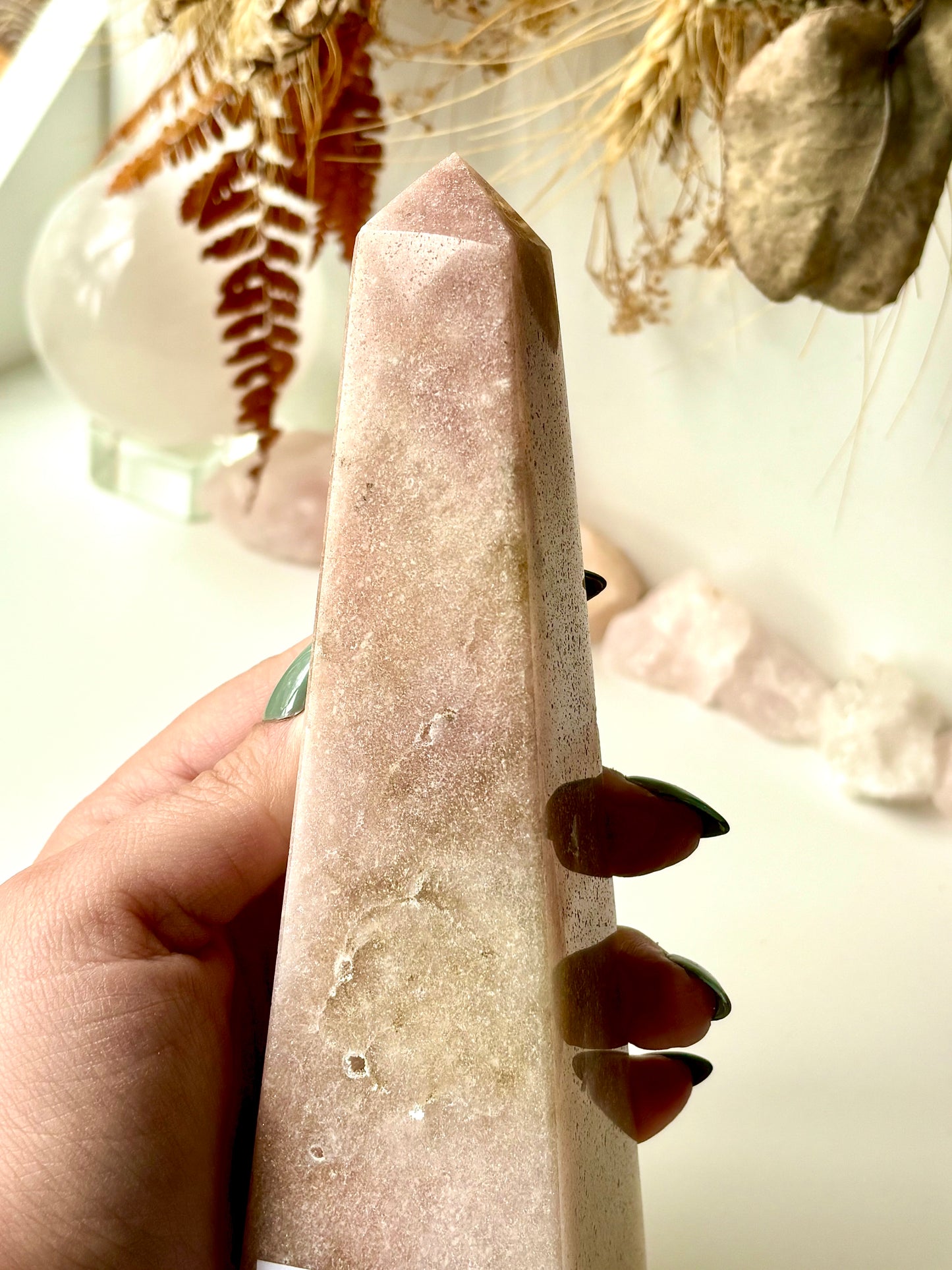 Pink Amethyst Obelisk