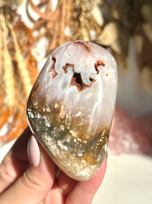 Plume Agate Galet (Indonesia)