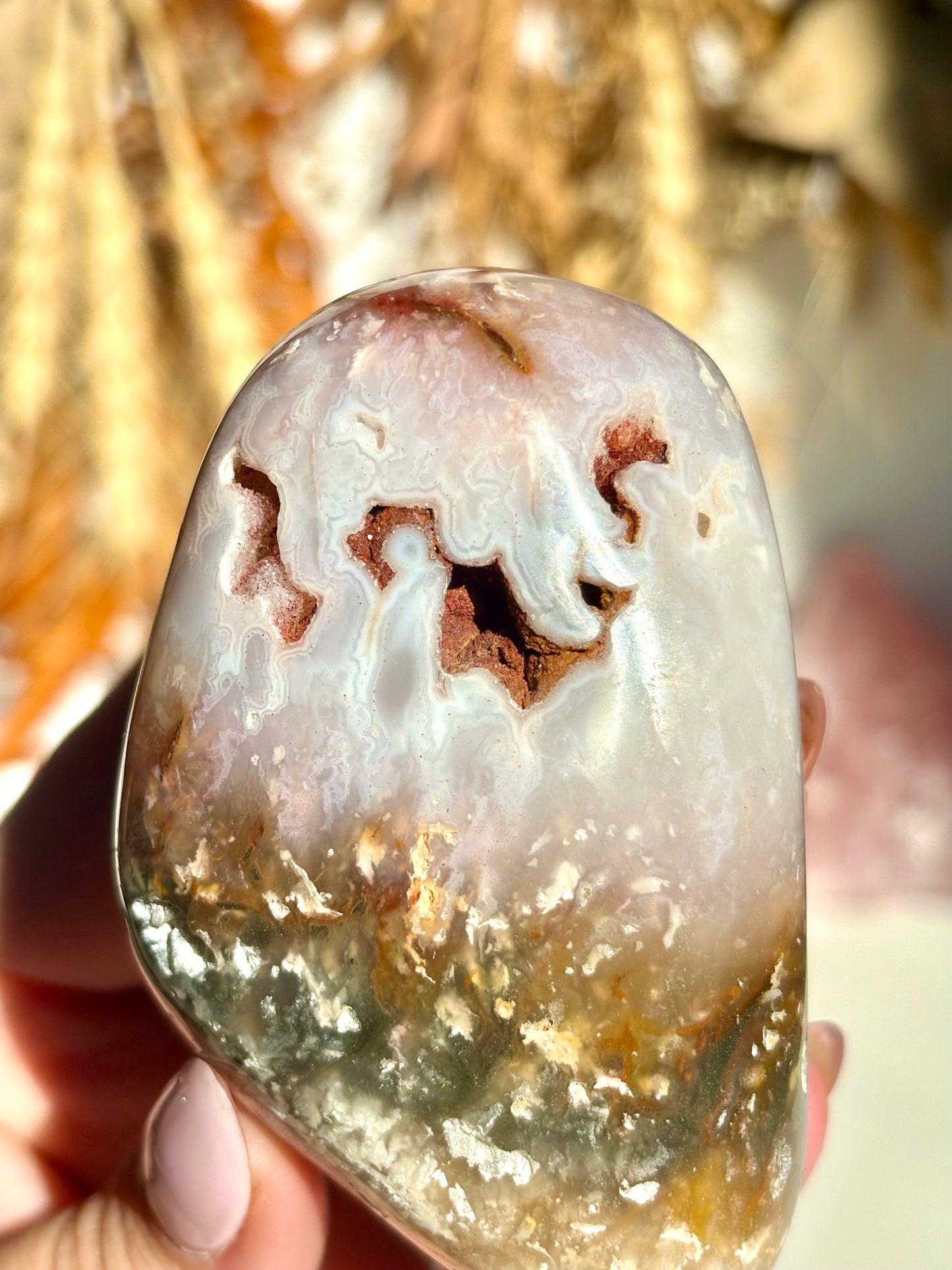 Plume Agate Galet (Indonesia)