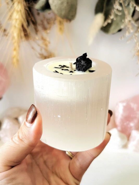 Selenite Tealight