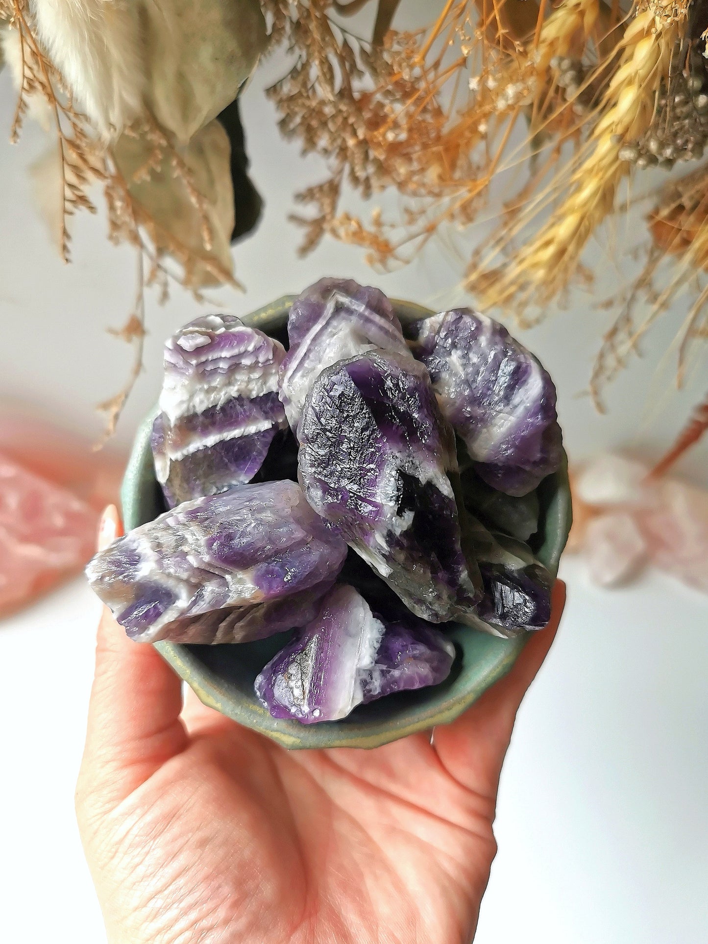 Chevron Amethyst Raw piece