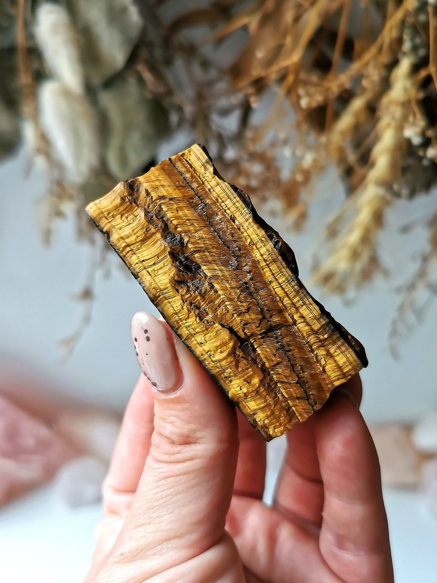 Tigers Eye Raw Chunk