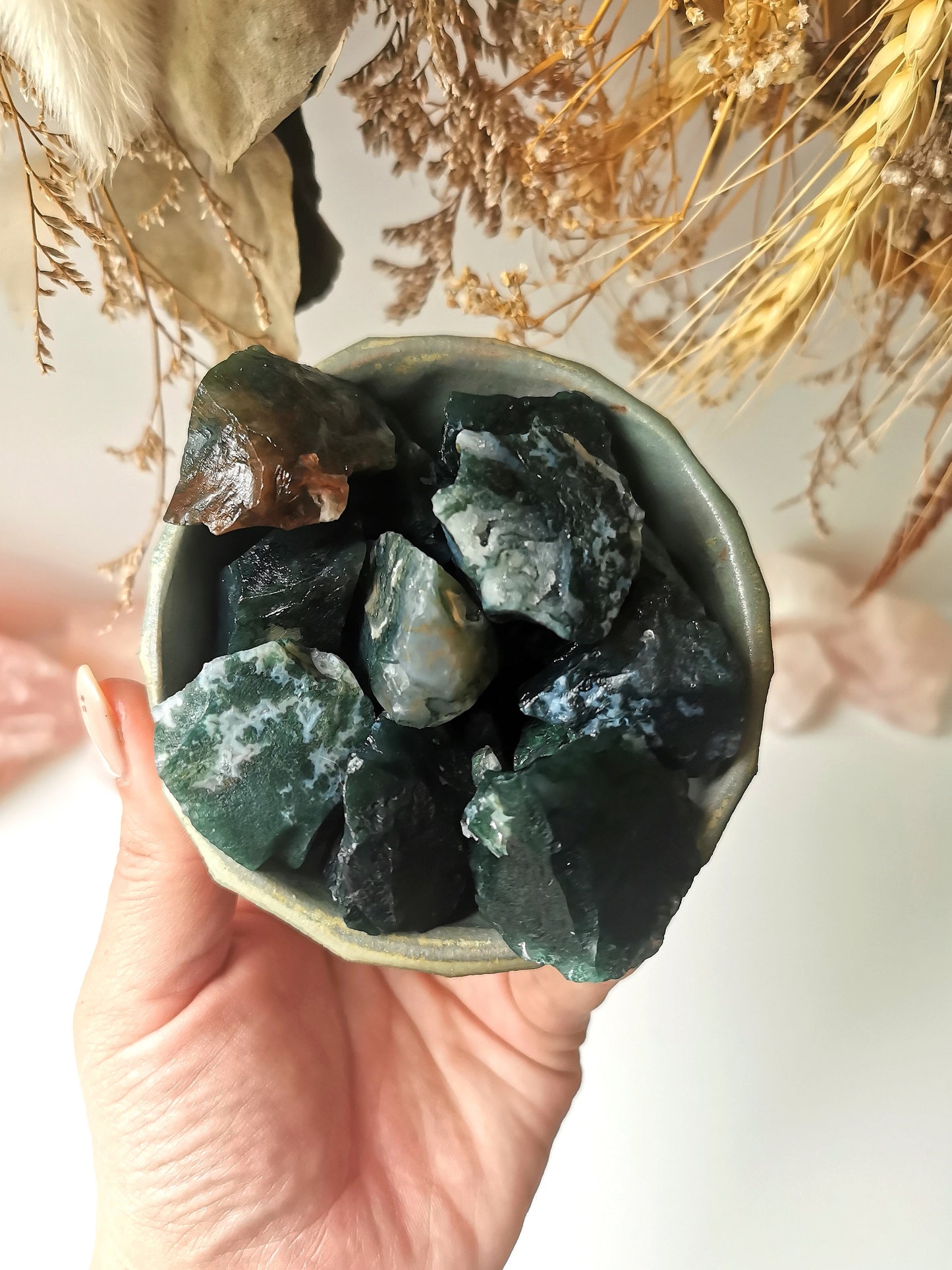 Moss Agate Raw