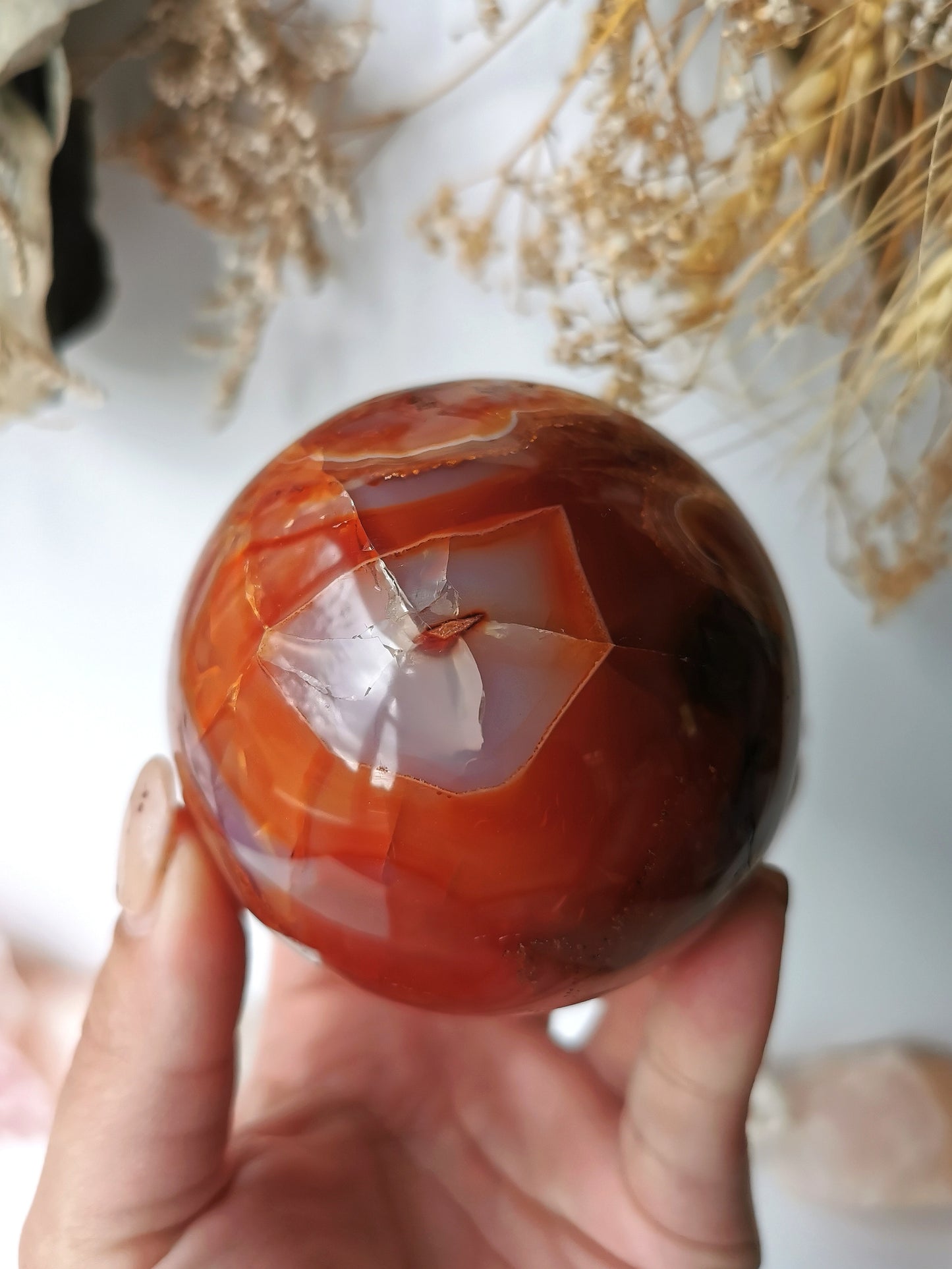 Carnelian Sphere (A)