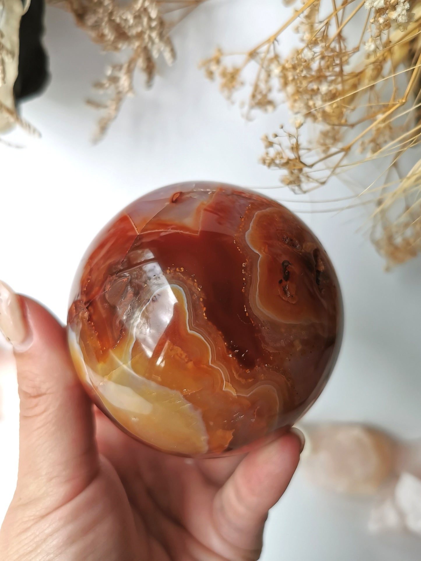 Carnelian Sphere (A)