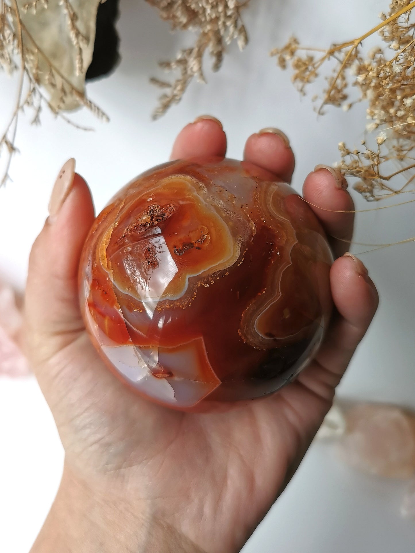 Carnelian Sphere (A)