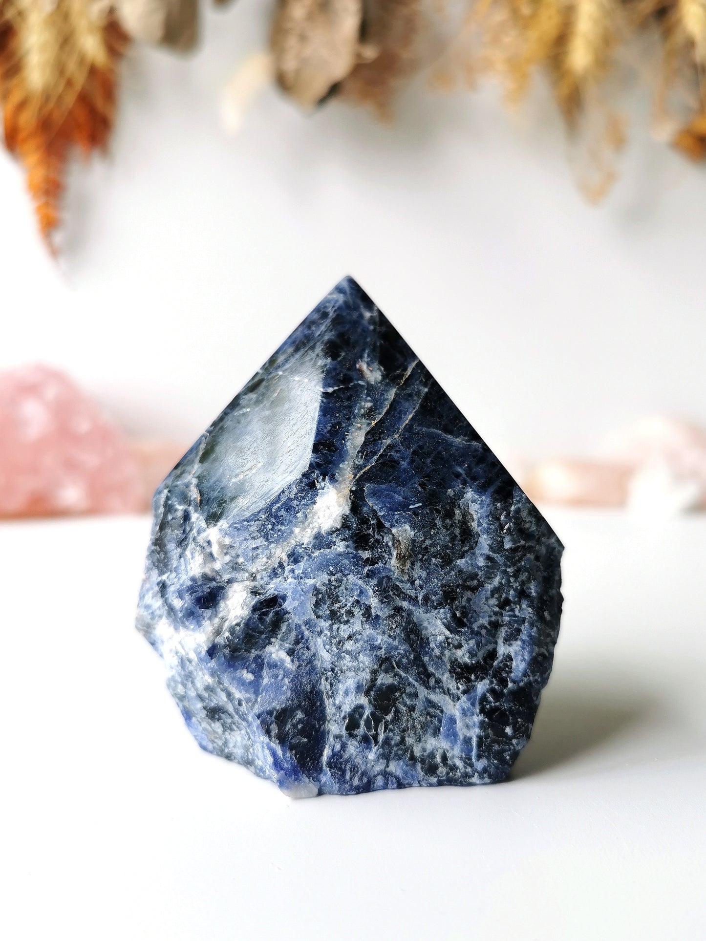 Sodalite Cutbase Point (Brazil)