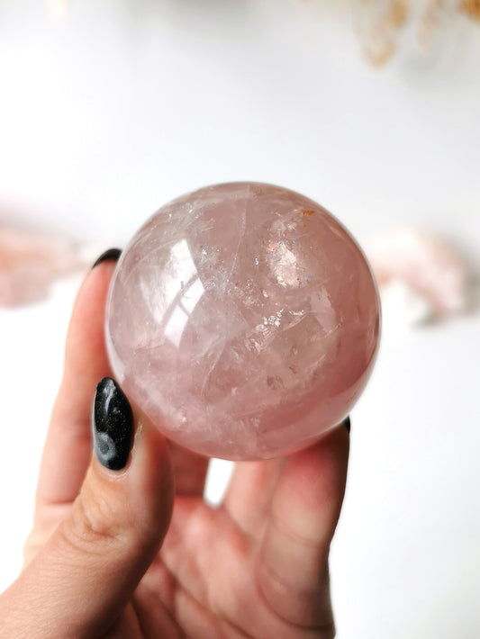 Rose Quartz Sphere (C)