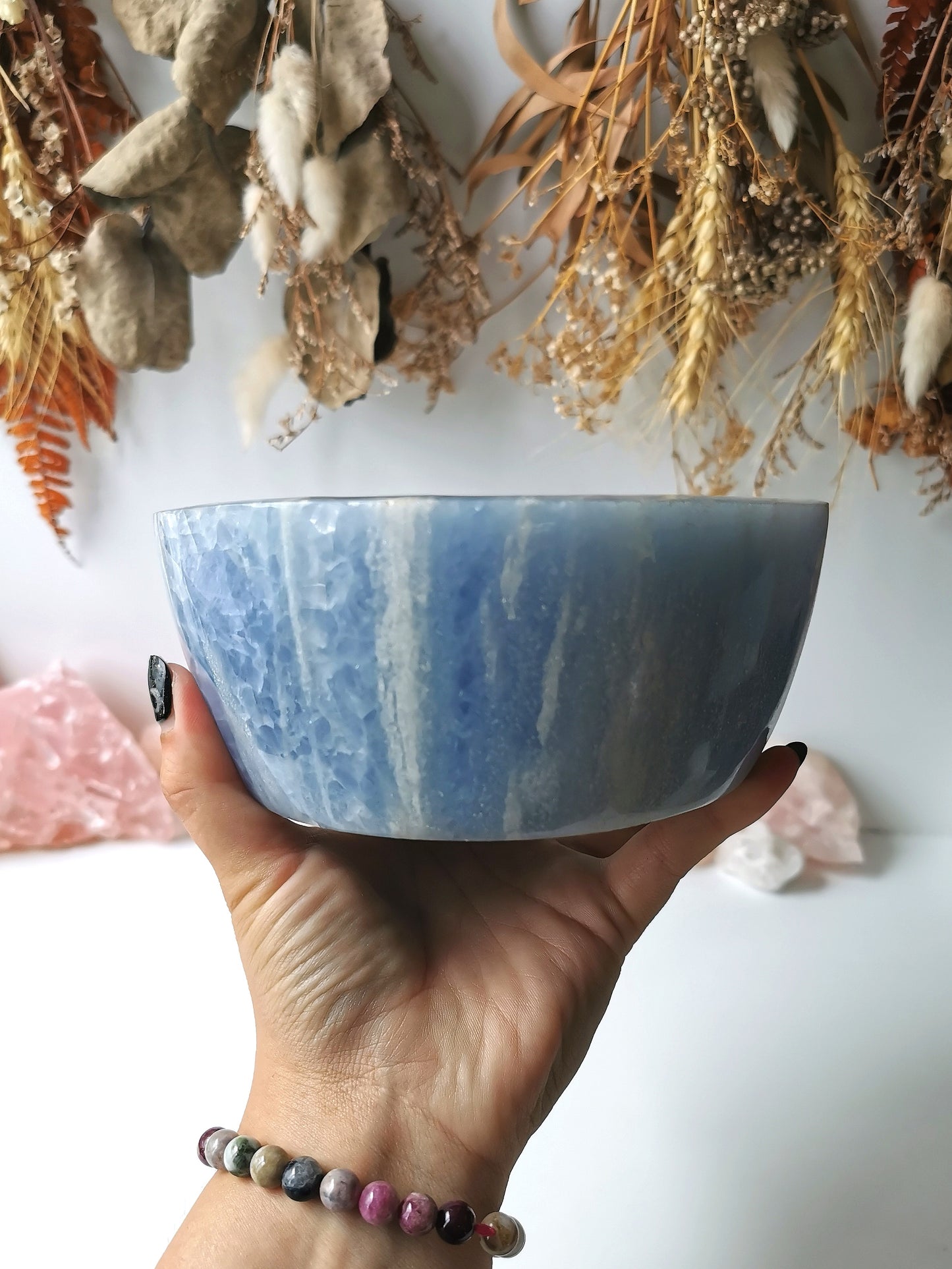 Blue Calcite Bowl