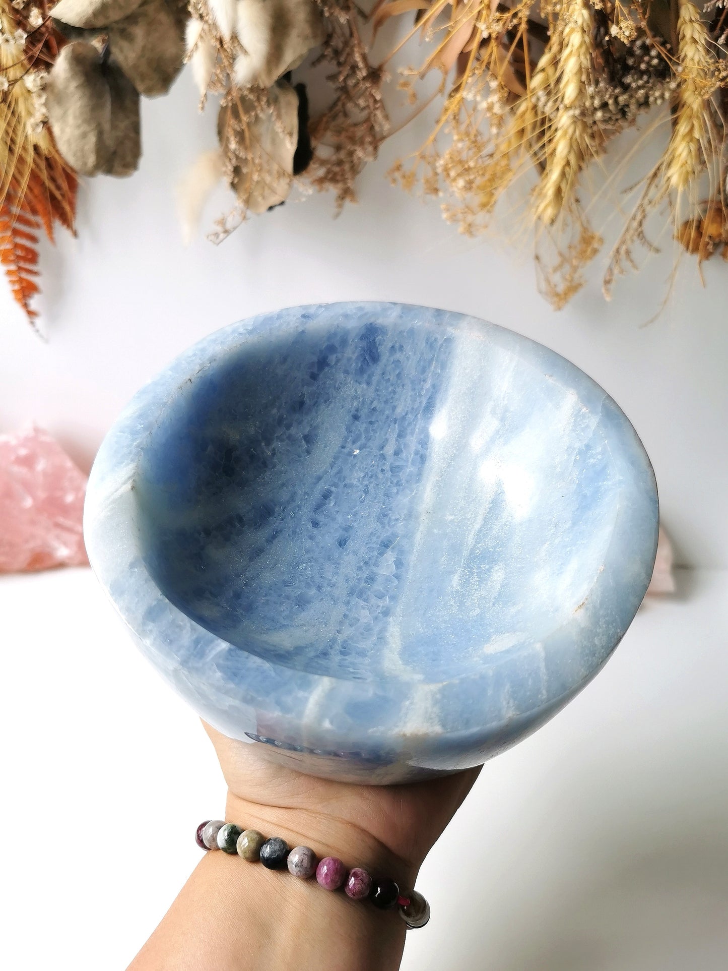 Blue Calcite Bowl