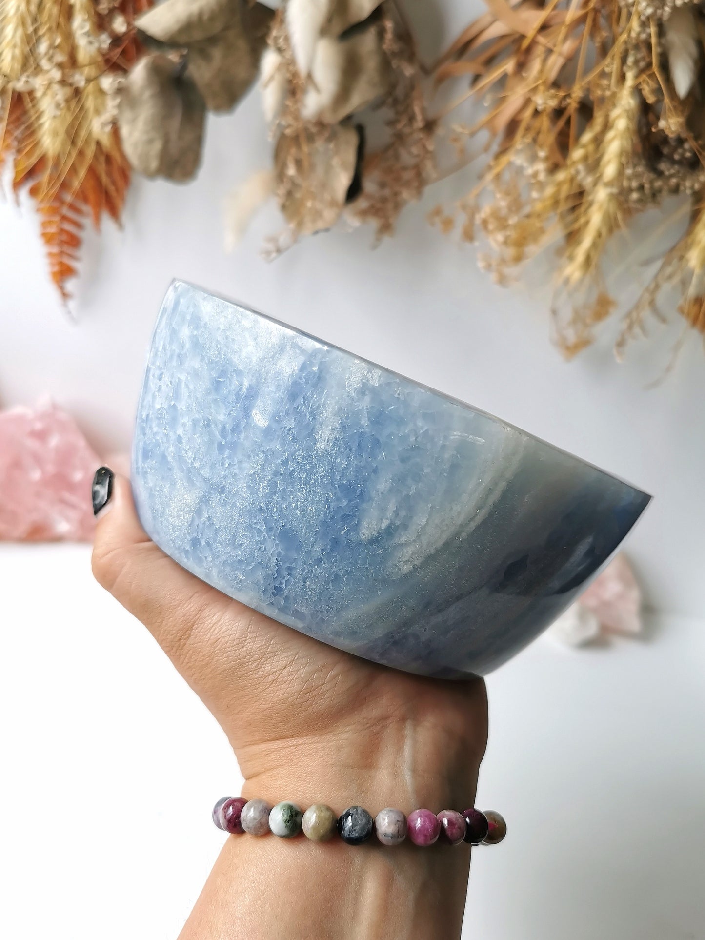 Blue Calcite Bowl