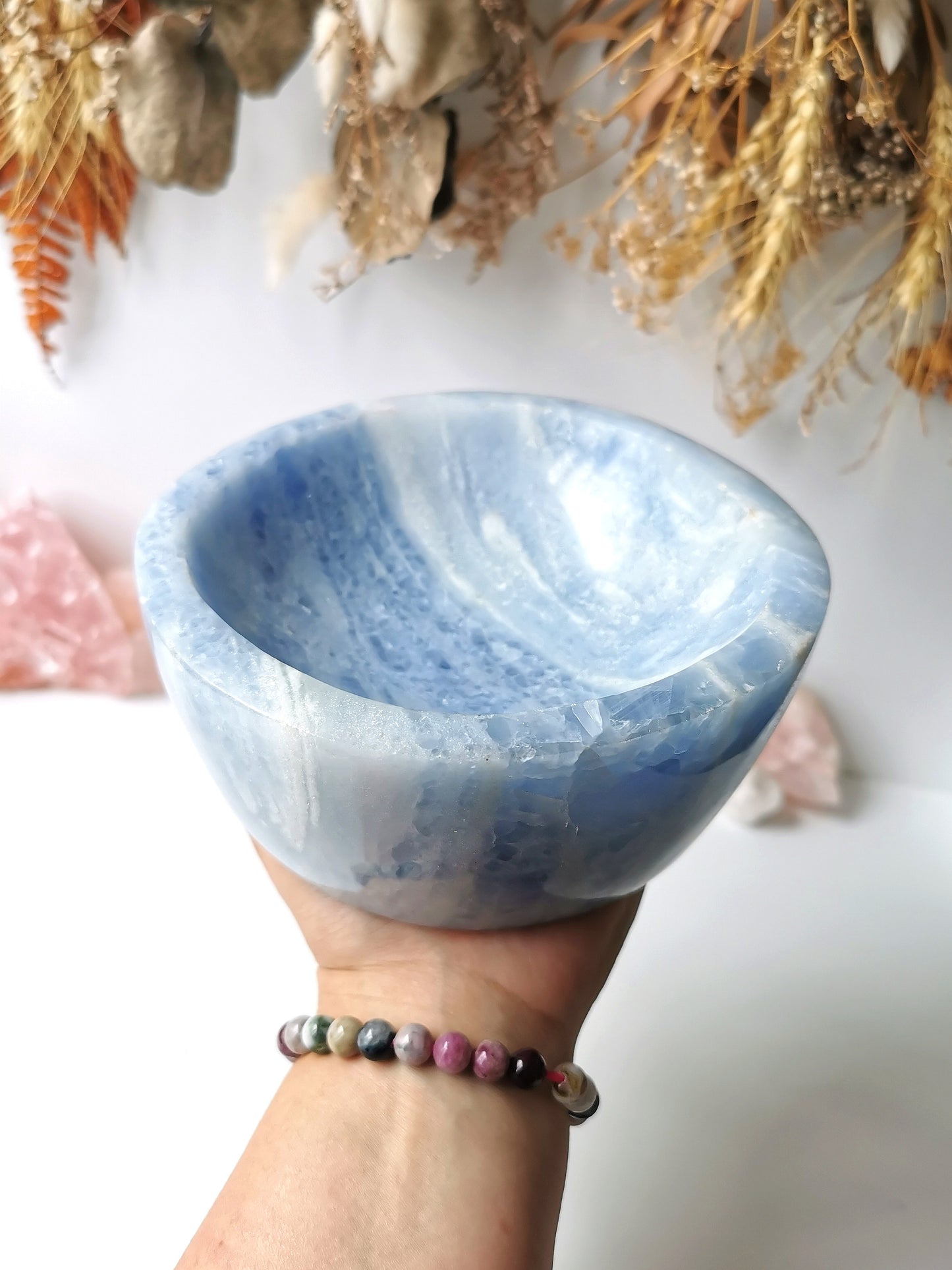 Blue Calcite Bowl