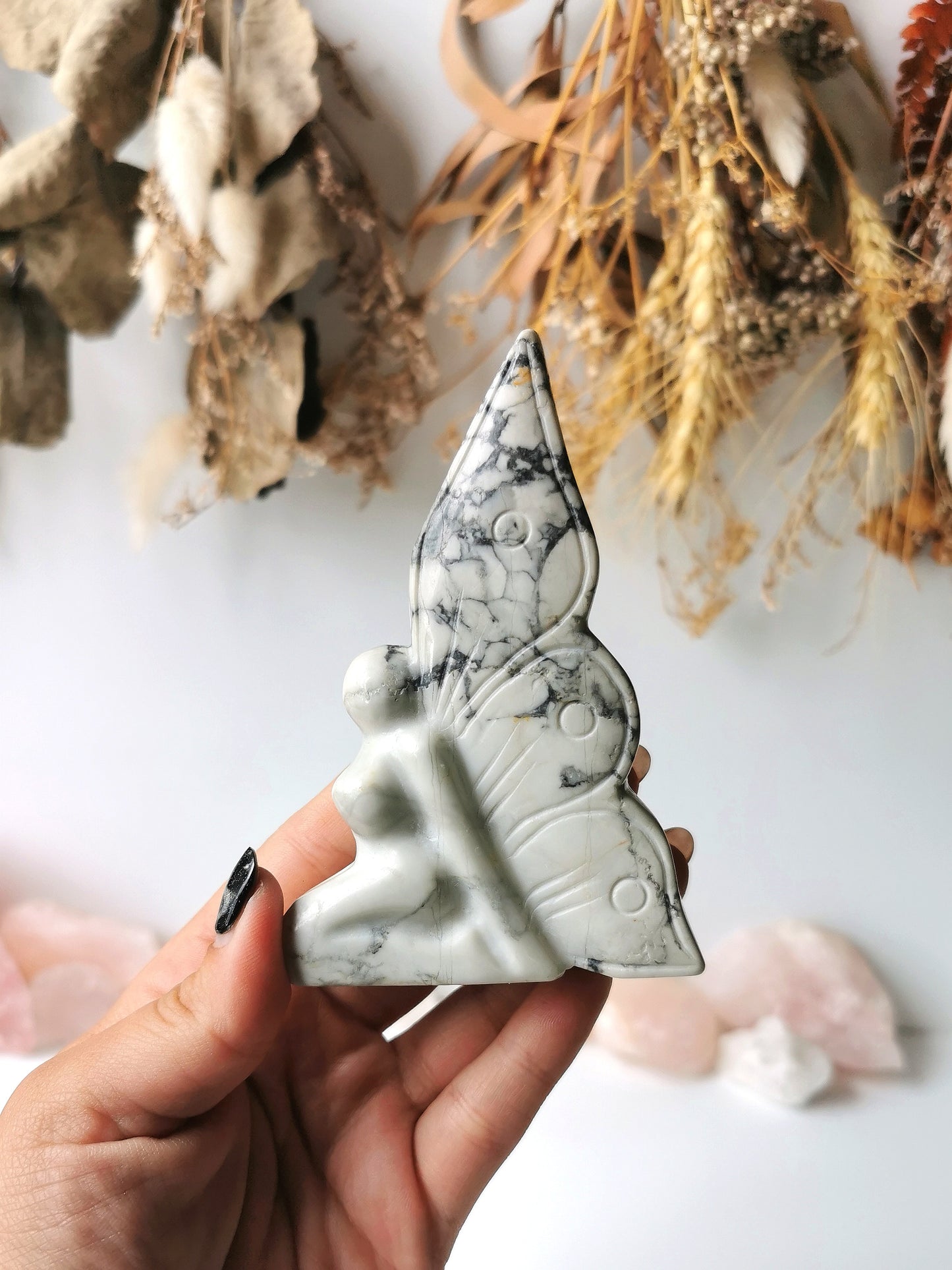 Howlite Fairy