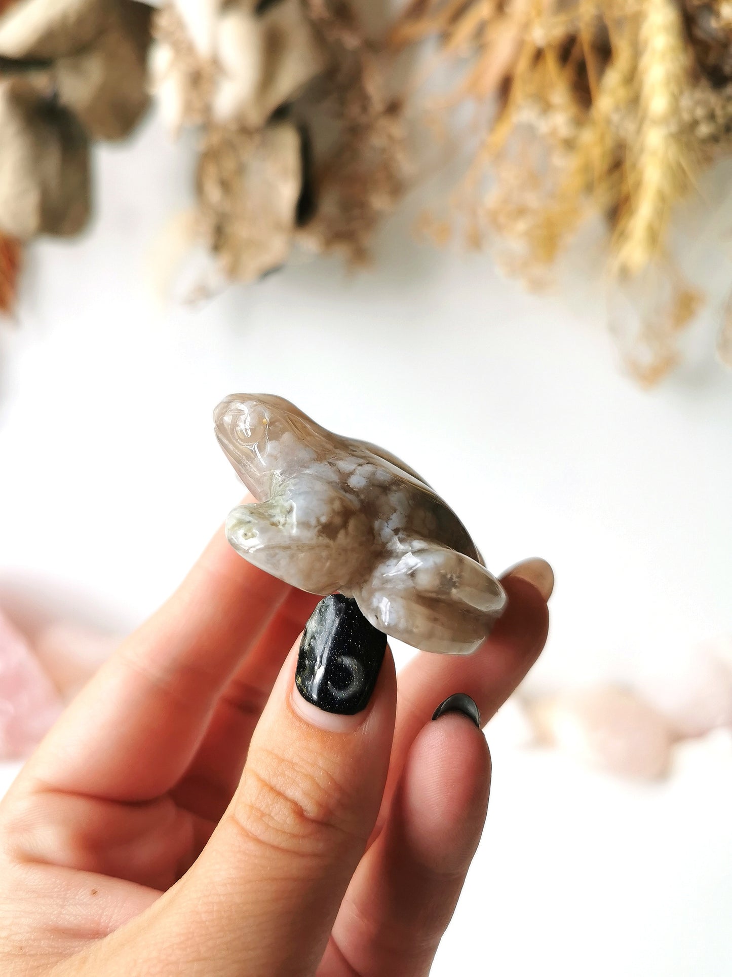 Flower Agate Frog