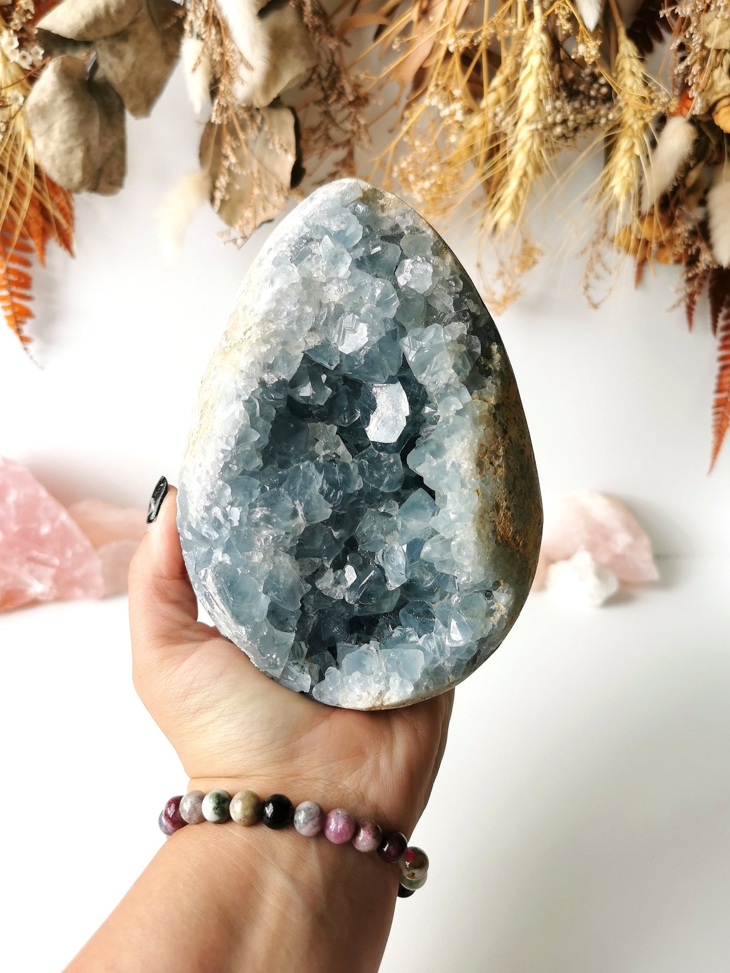 Large Celestite Egg