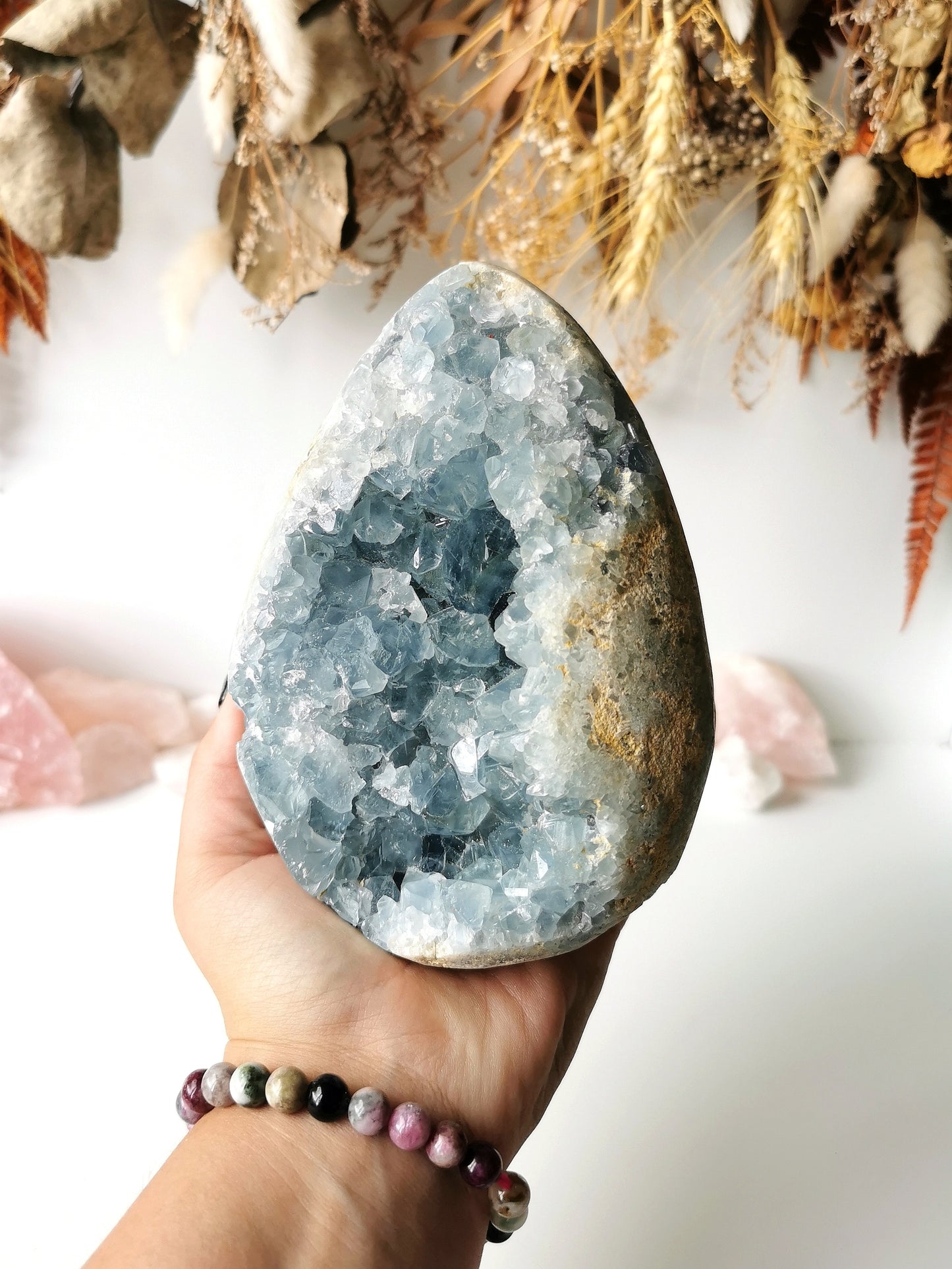 Large Celestite Egg