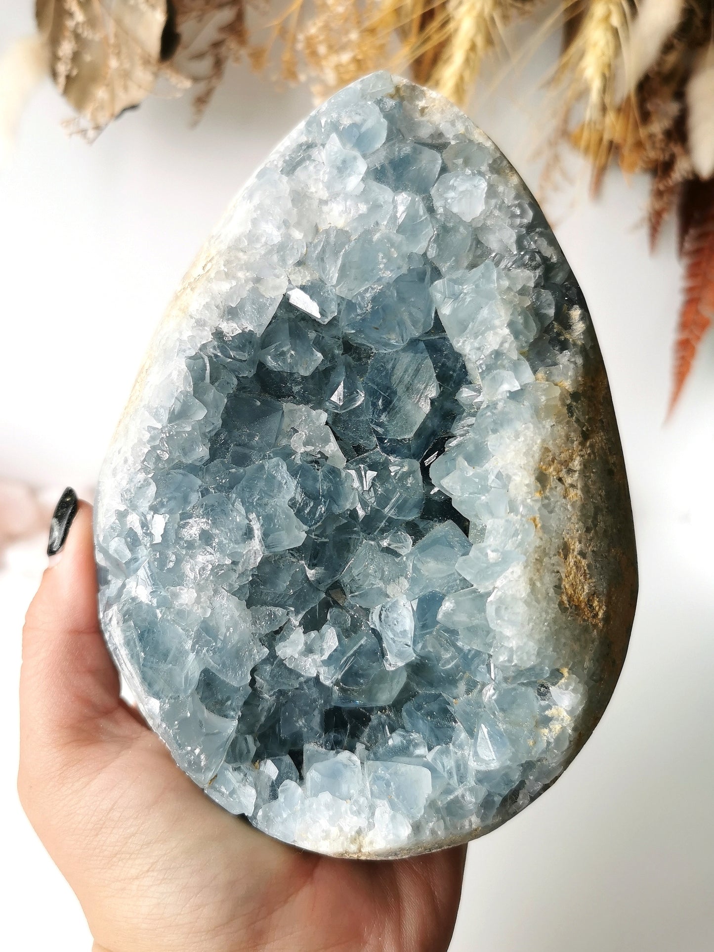 Large Celestite Egg