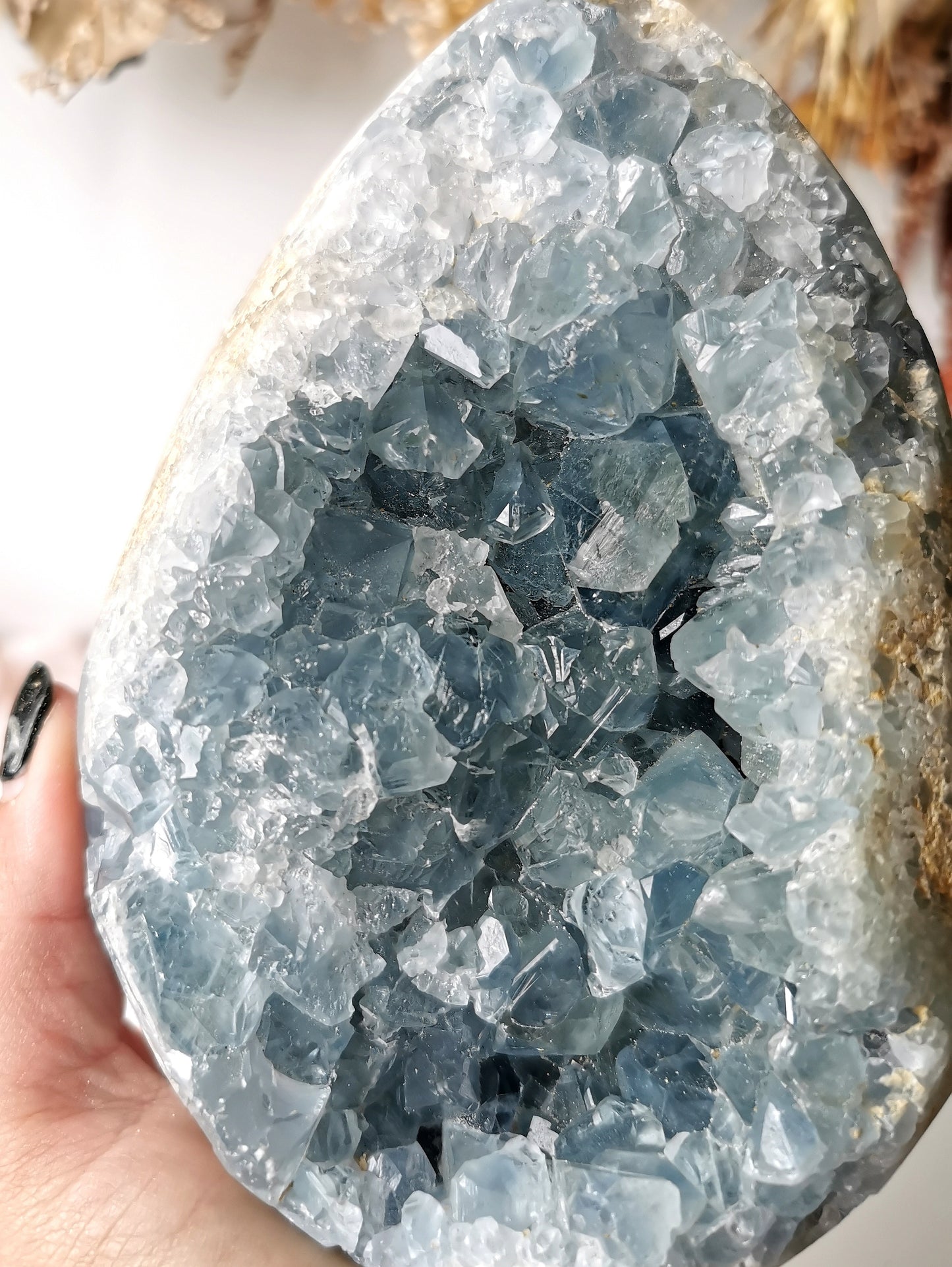 Large Celestite Egg