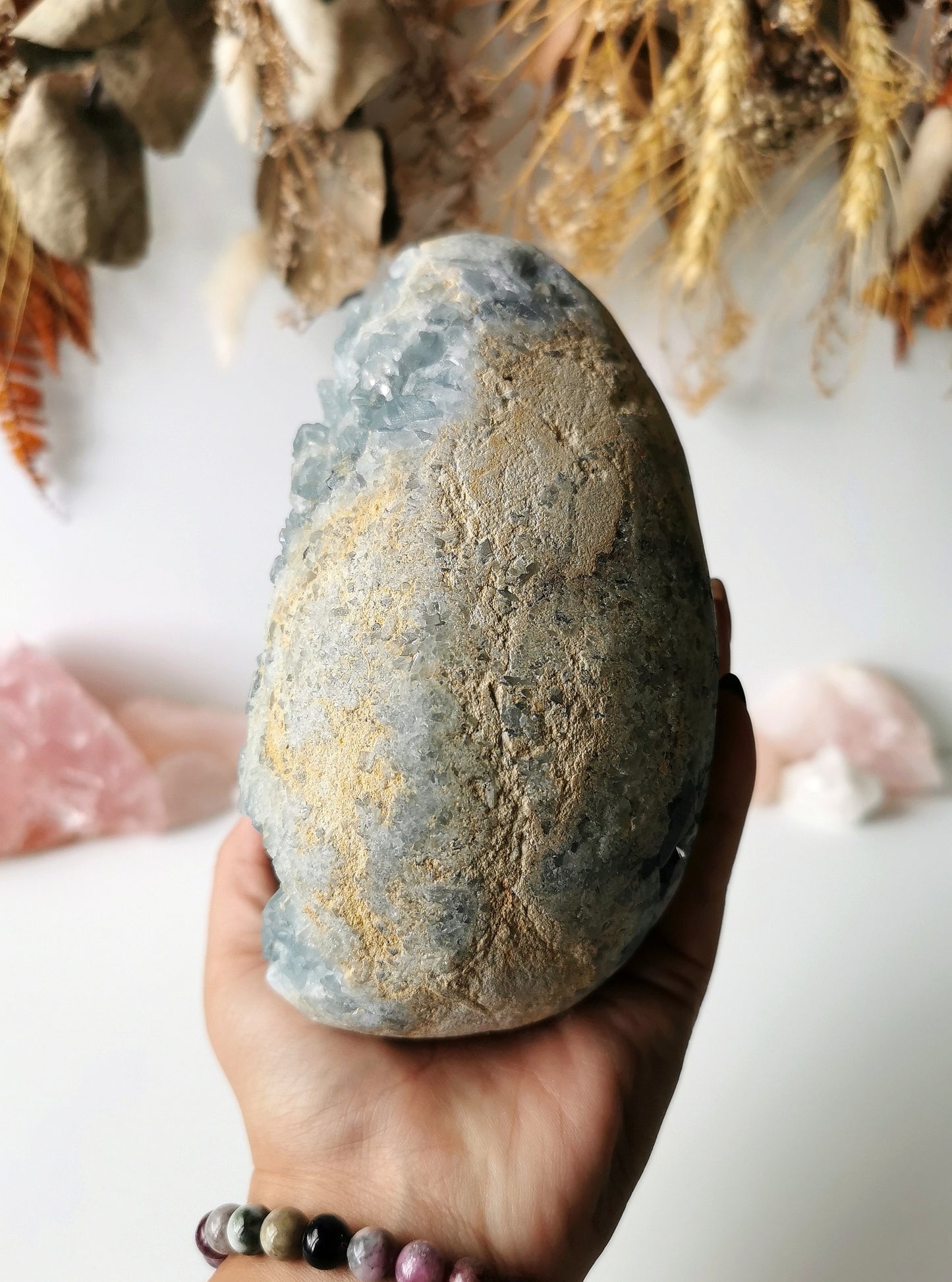 Large Celestite Egg