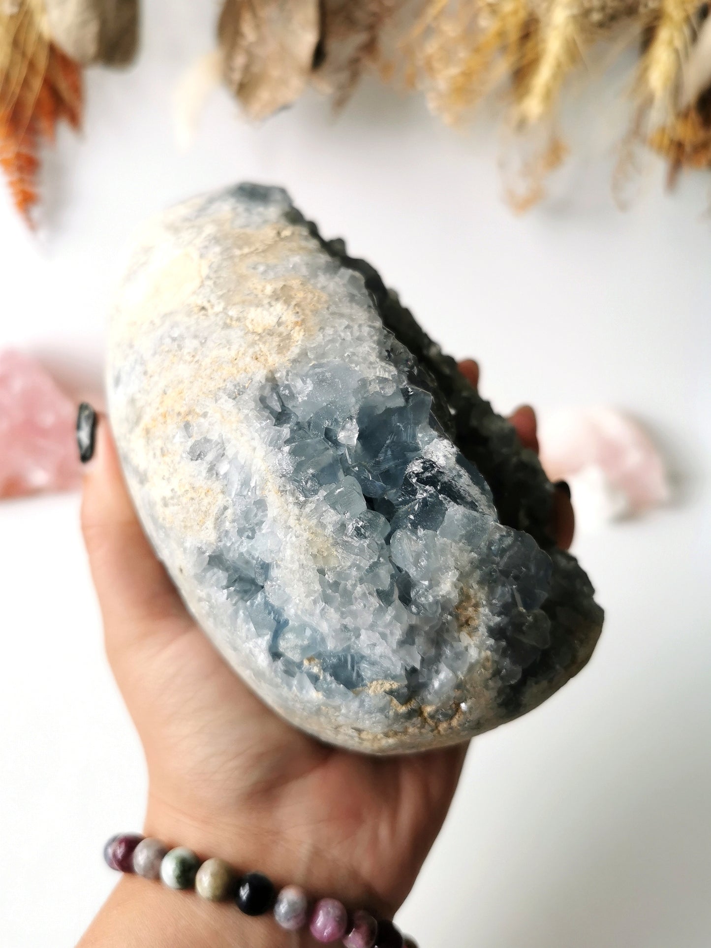 Large Celestite Egg