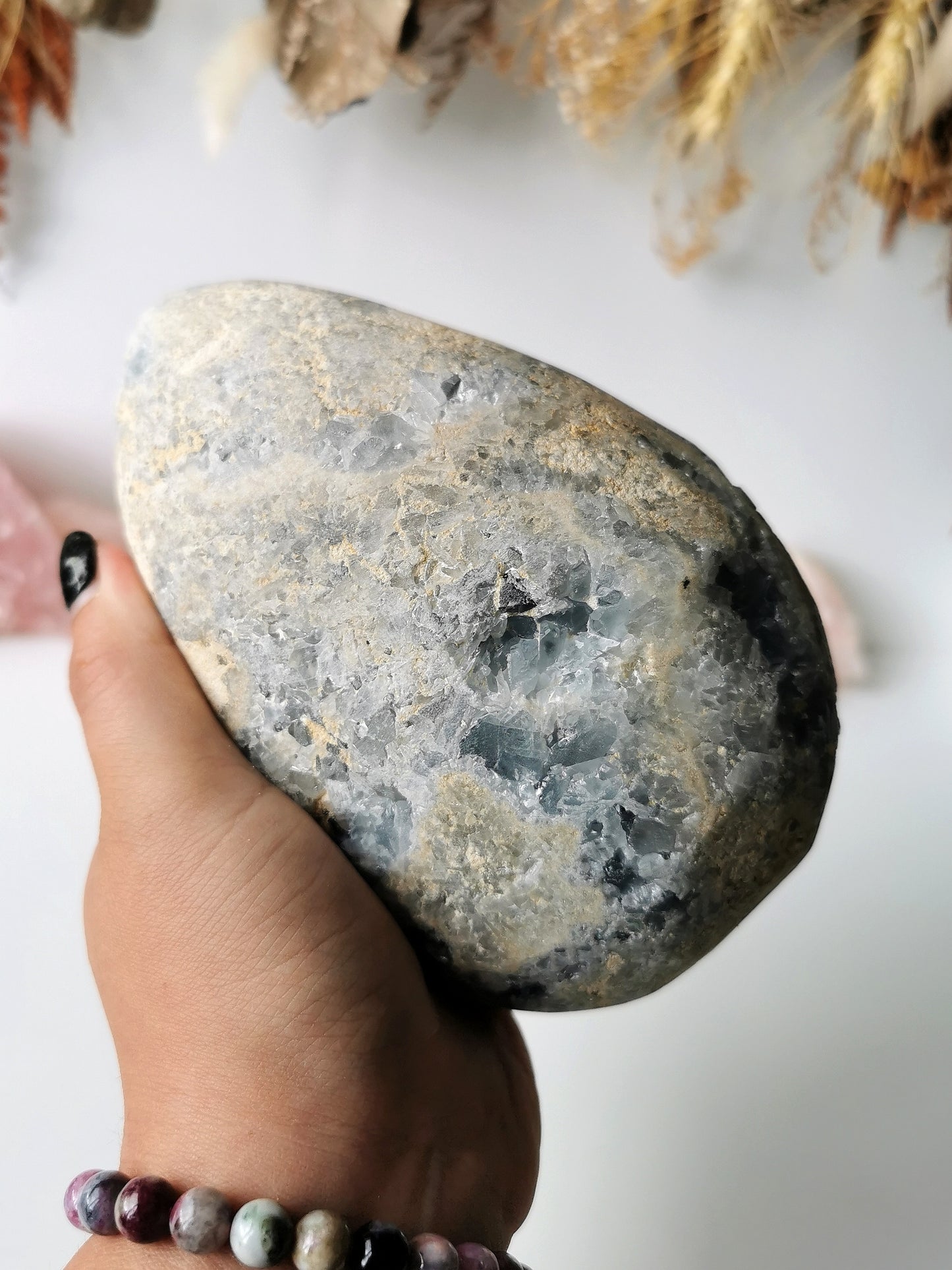 Large Celestite Egg