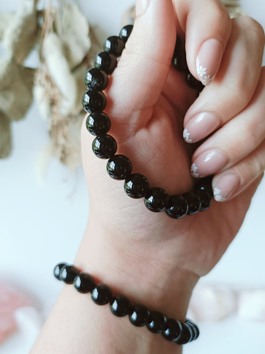 Black Obsidian Bracelet 8mm