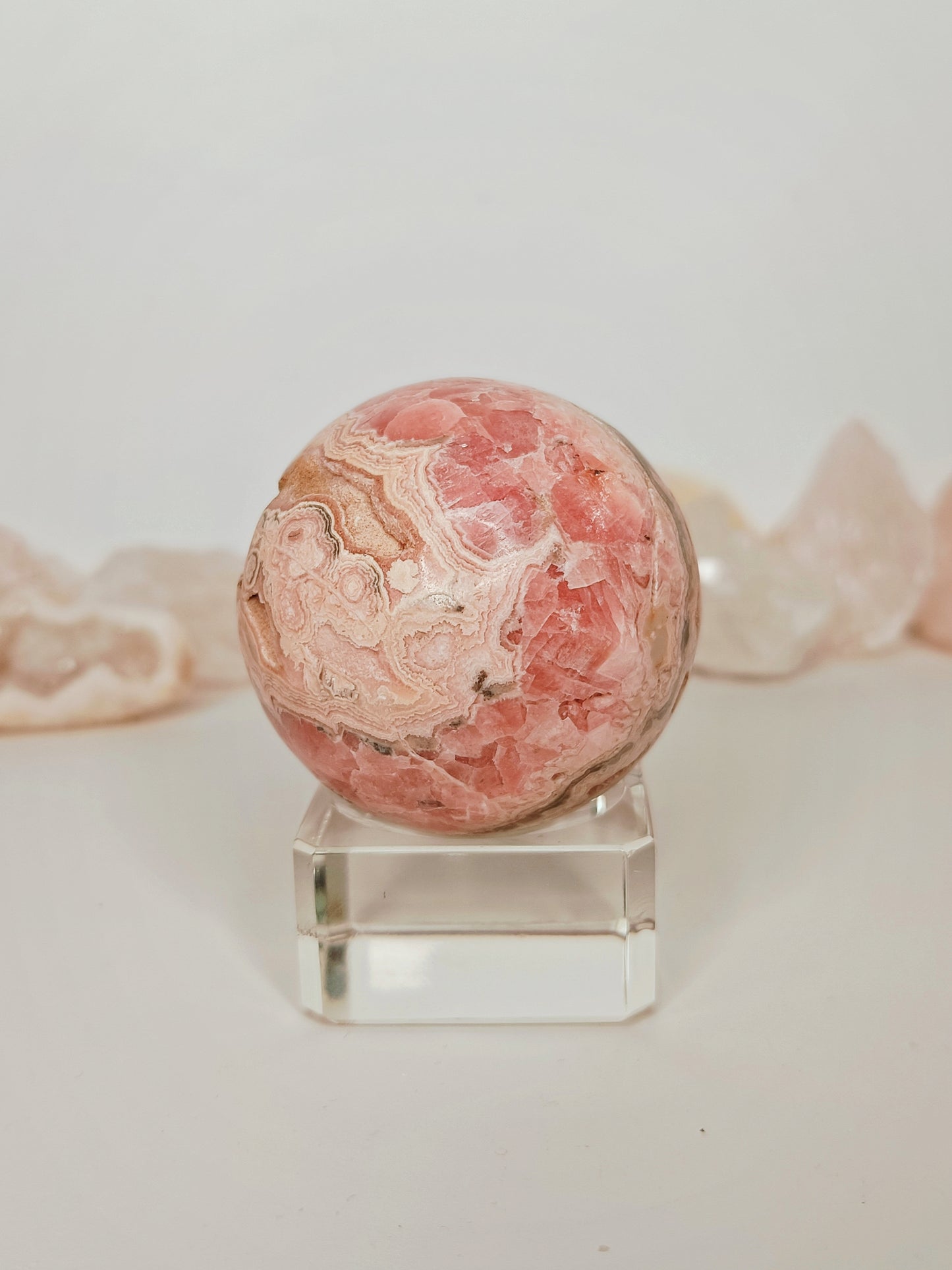 Rhodochrosite Sphere