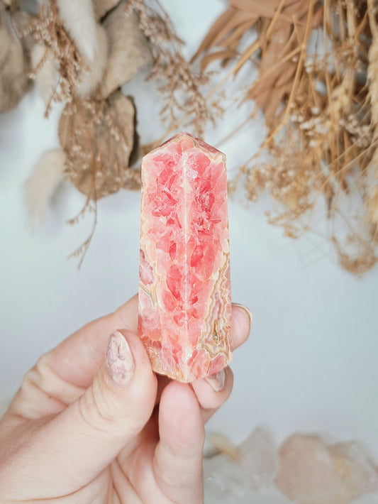 Botryoidal Rhodochrosite Point