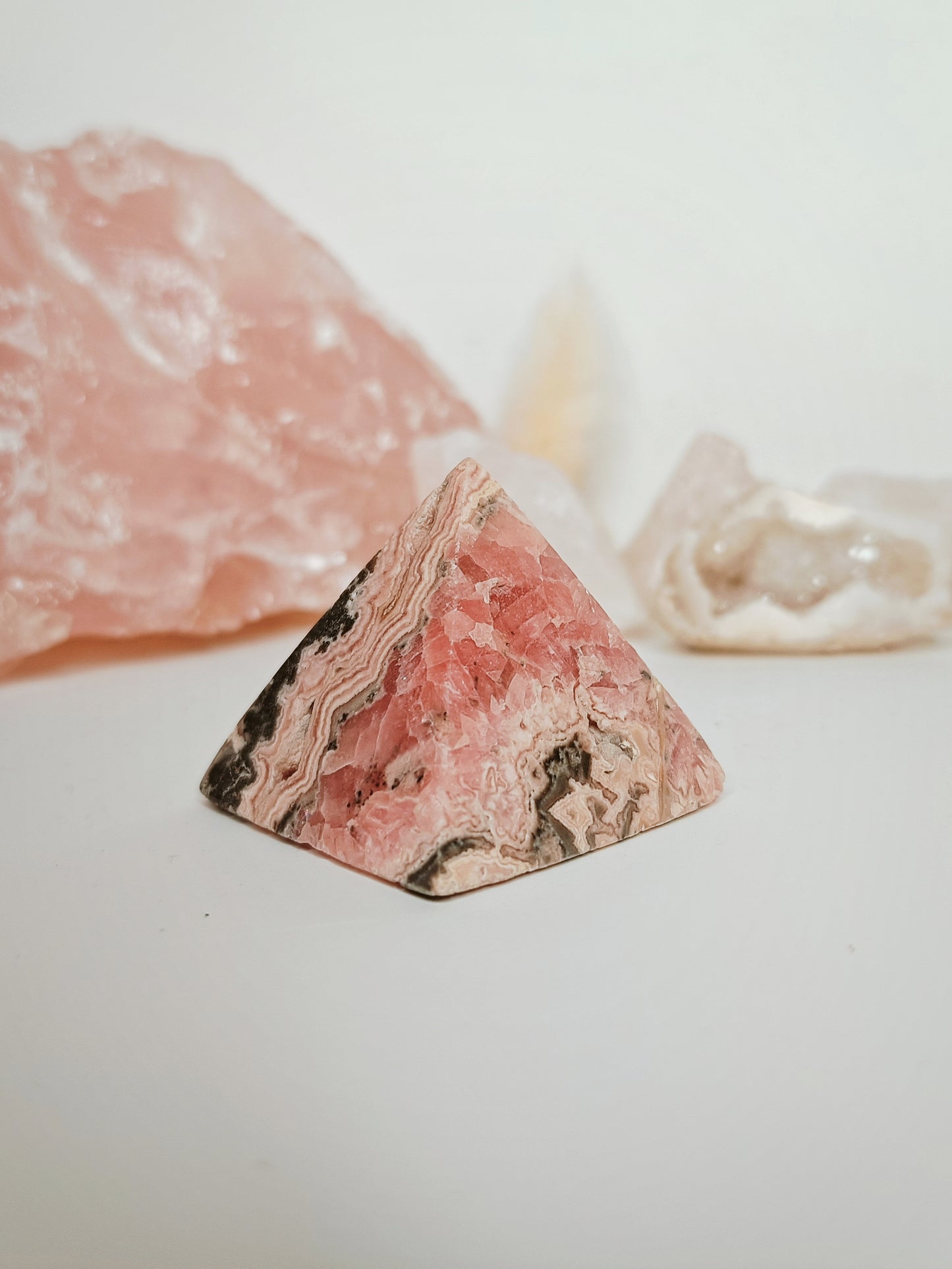 Banded Rhodochrosite Pyramid