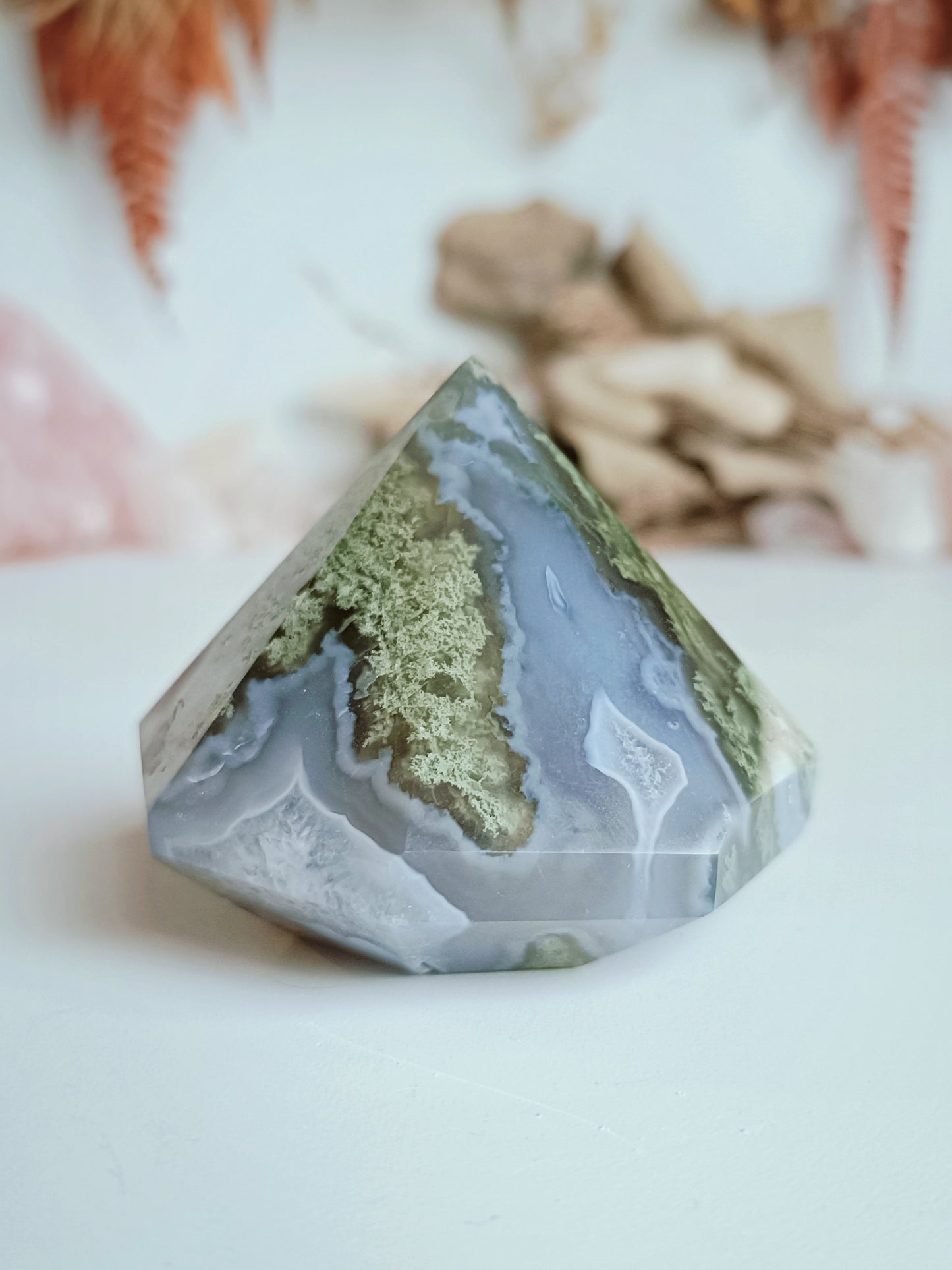 Moss Agate Diamond